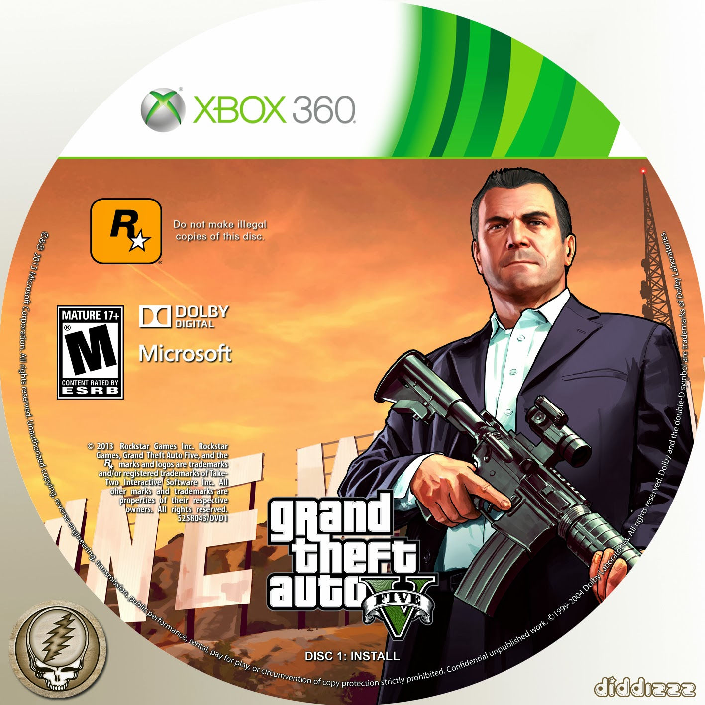 Wallpaper #5453a Gta V Xbox One Box Art Cover by Iceman423626