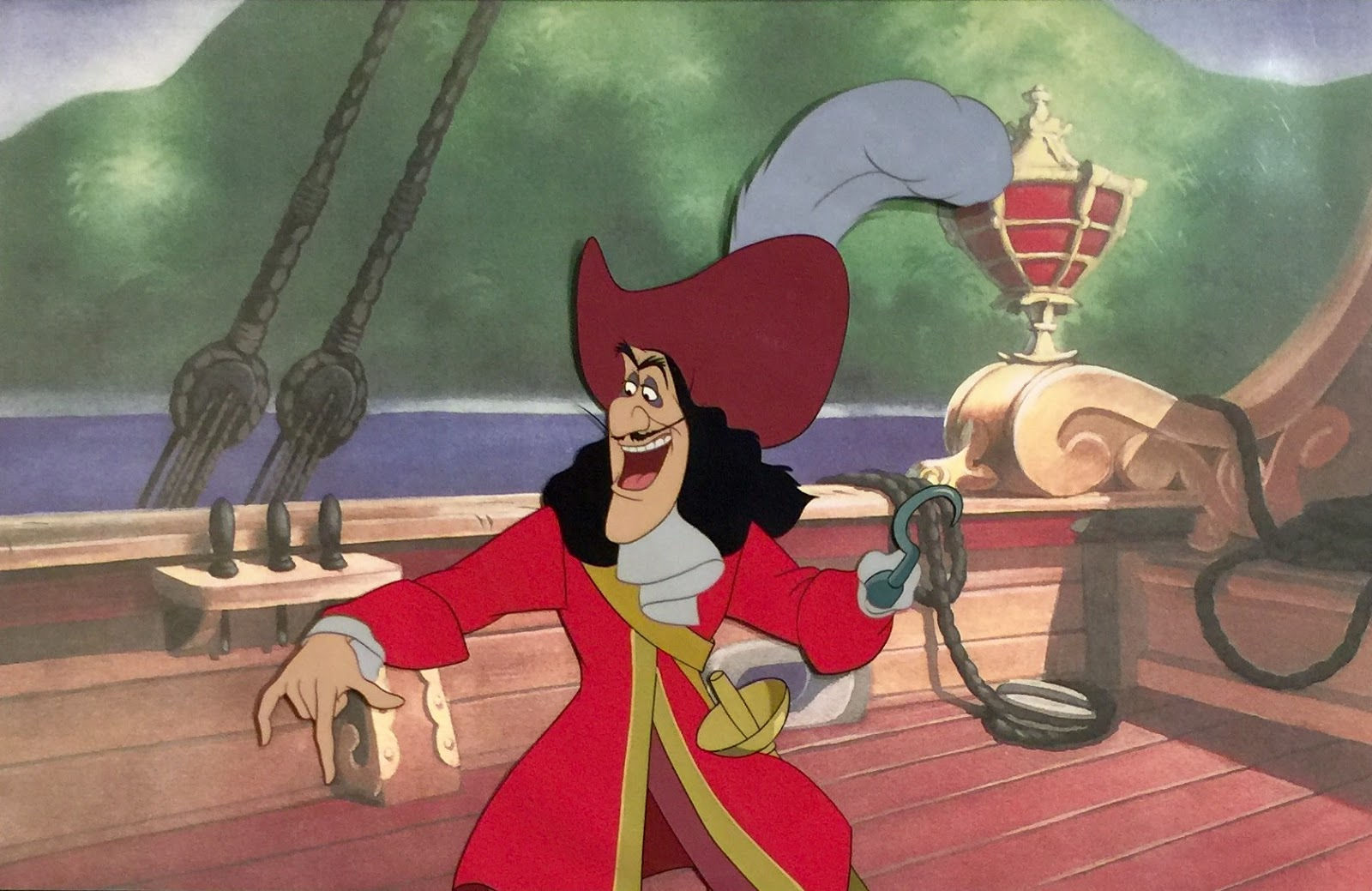 Wallpaper #zDG2NZMB5zzyi_yYm1d1185 Animation Collection Original Production Animation Cel of Captain Hook