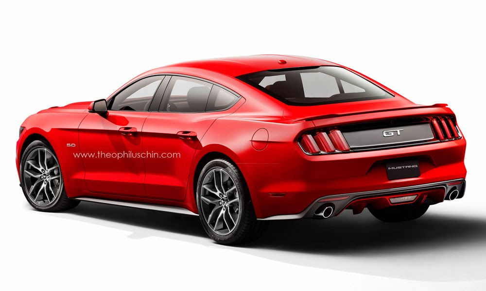 Wallpaper #xrkW35IBJvJKYCmEHAgX24 4 Door Ford Mustang Sedan Rendered
