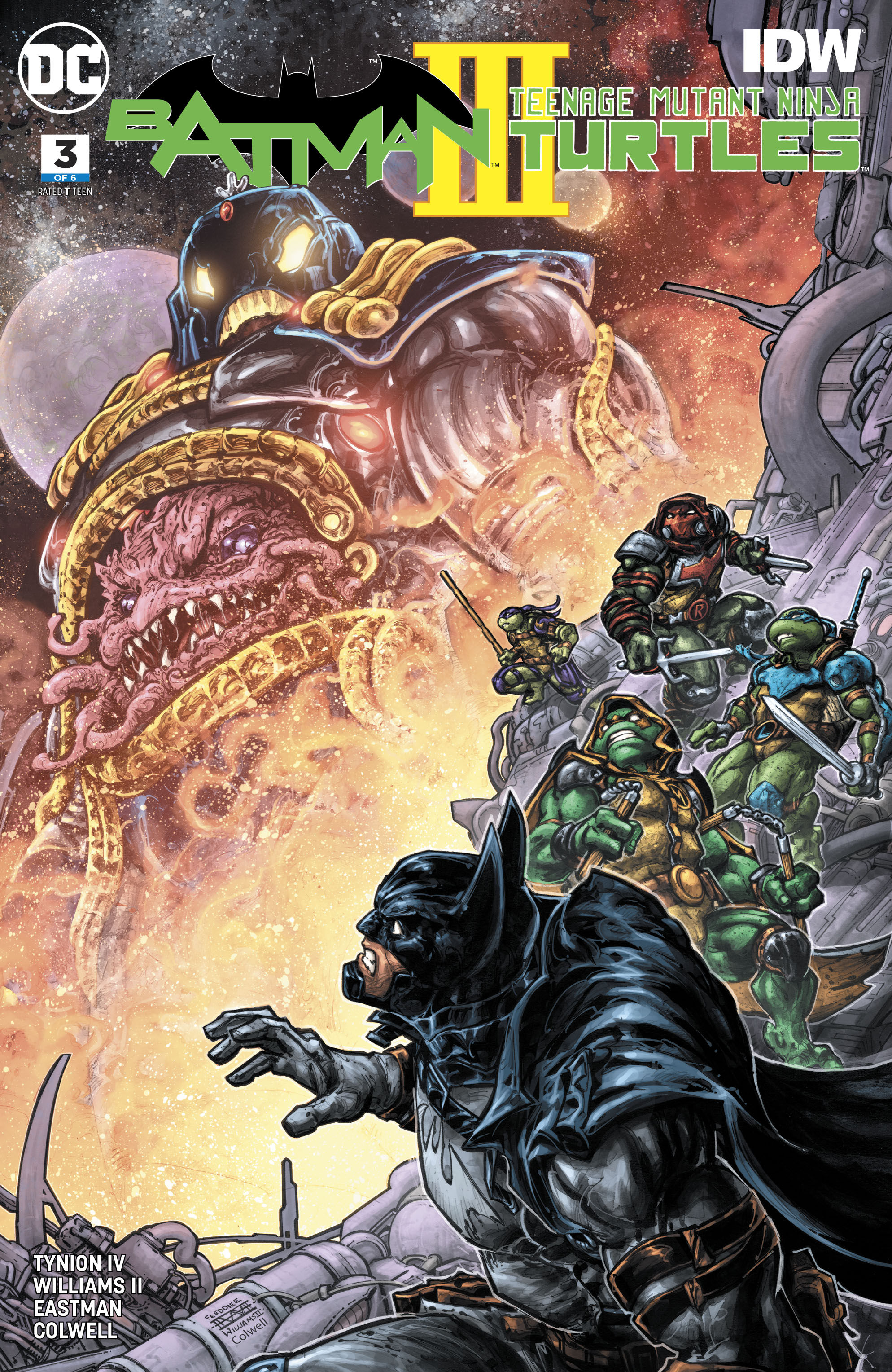 Wallpaper #UuqlVpMBlwTYPL18HxB2119 Read Online Batmanteenage Mutant Ninja Turtles Iii Comic Issue 3