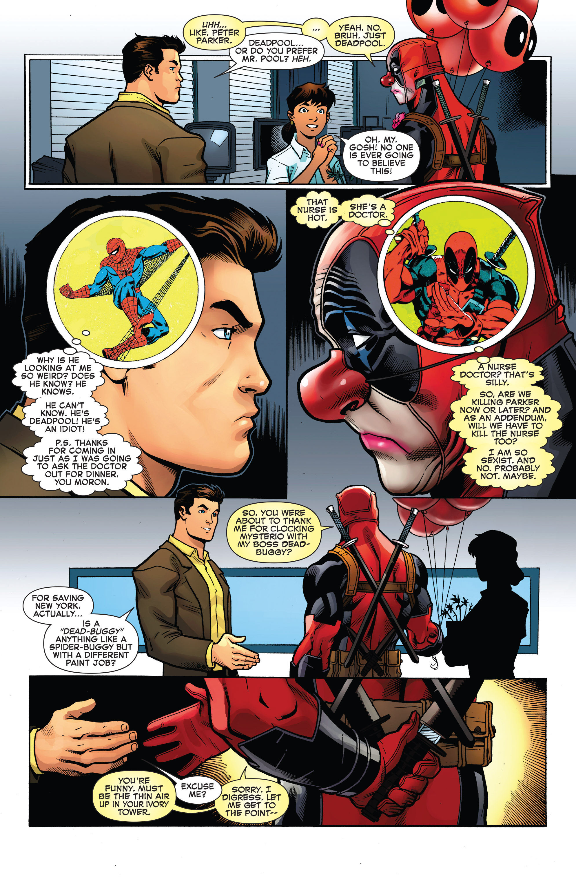 Wallpaper #3GhyHJMBSpphPi3-MCIA66 Read Online Spider Mandeadpool Comic Issue 3