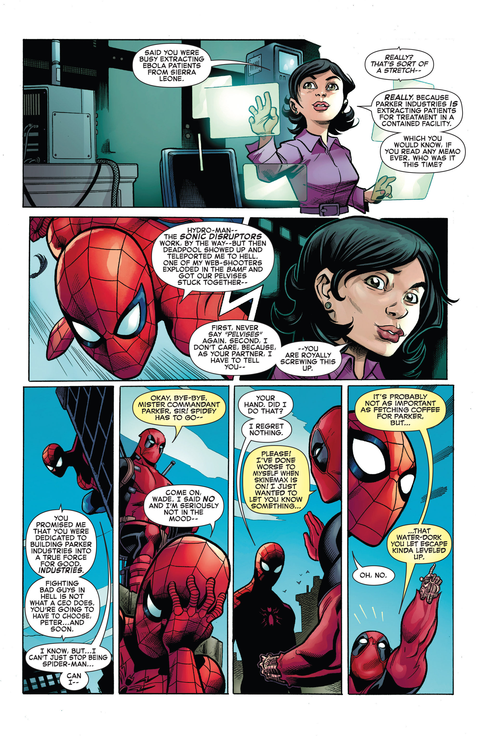 Wallpaper #3GhyHJMBSpphPi3-MCIA177 Read Online Spider Mandeadpool Comic Issue 1
