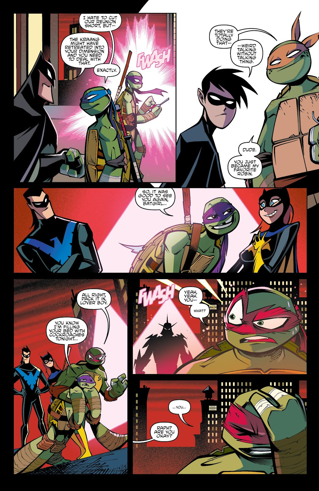 Wallpaper #UuqlVpMBlwTYPL18HxB257 Batman Teenage Mutant Ninja Turtles Adventure Issue 6 Read Batman