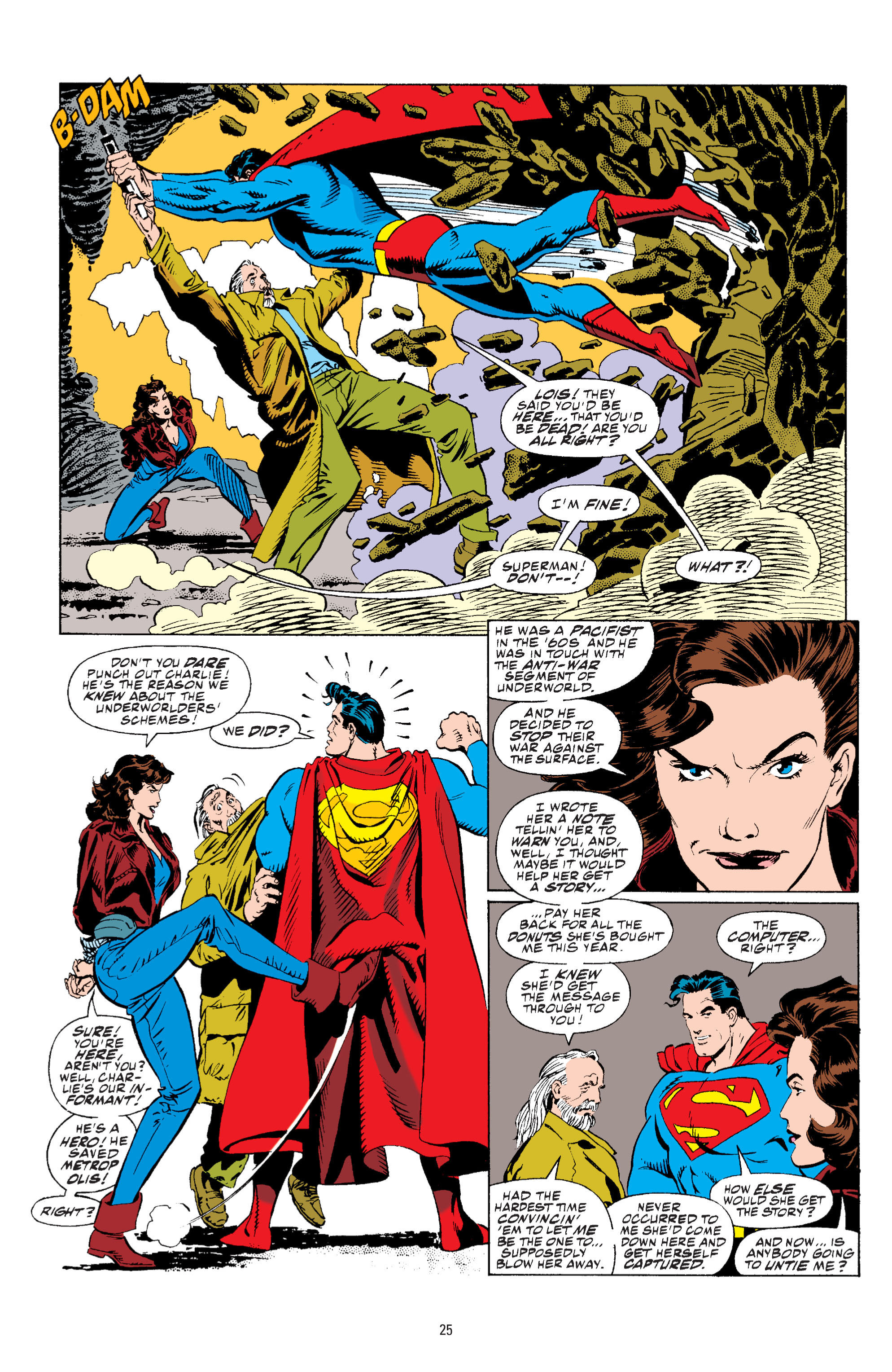 Wallpaper #4E327 The Death of Superman Comic