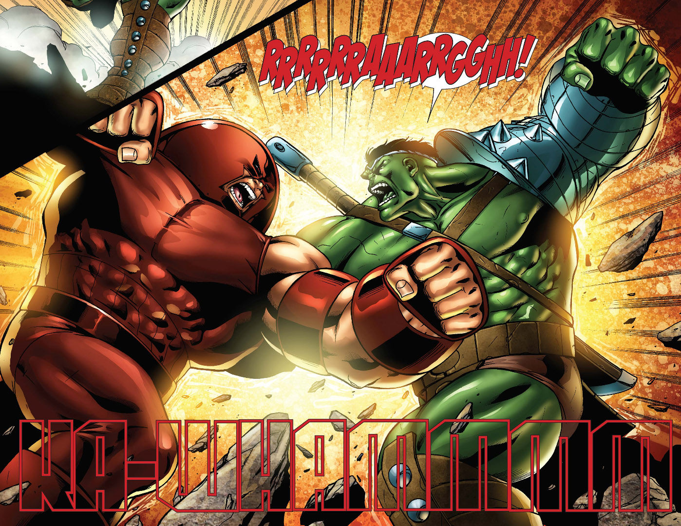 Wallpaper #SWe28JIBSpphPi3-aGii104 The Peerless Power of Comics Battle of the Bruisers the Hulk vs the