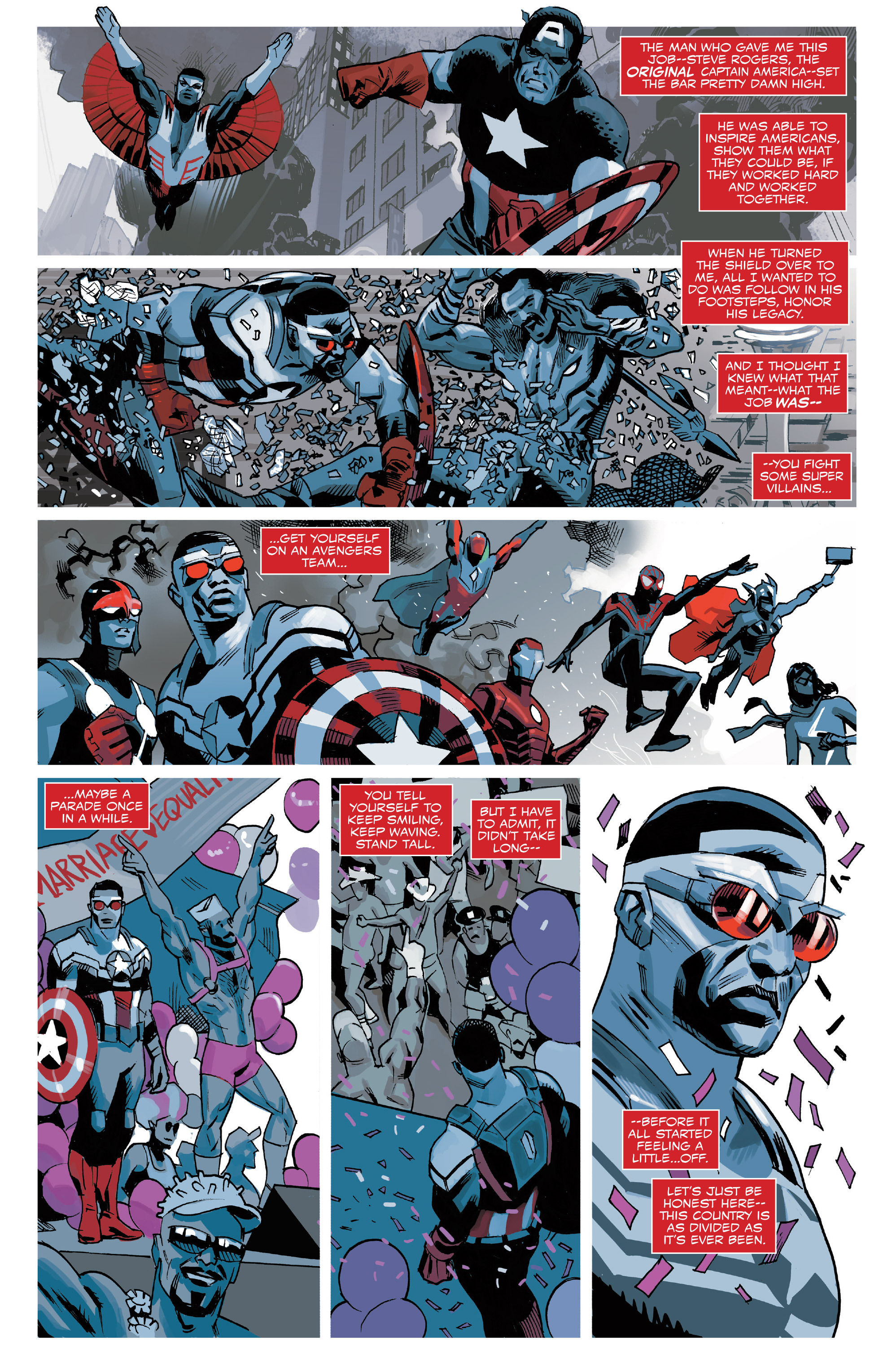 Wallpaper #PnQzw44B_8f4nGFagHDK23 Read Online Captain America Sam Wilson Comic Issue 1