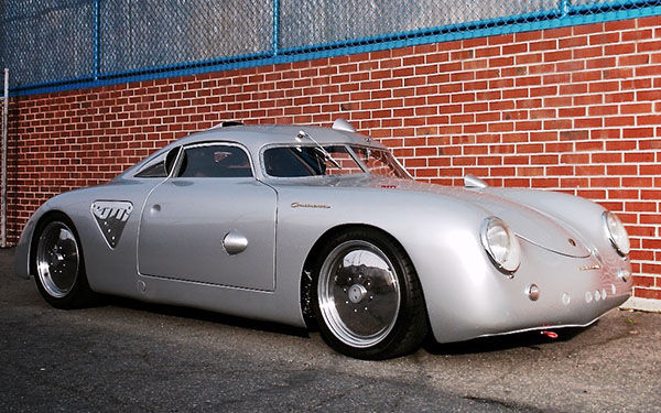 Wallpaper #Bbia1pIBJvJKYCmE39-L16 Muscle Car Collection Silver Bullet Based Porsche 356 Style Chopped
