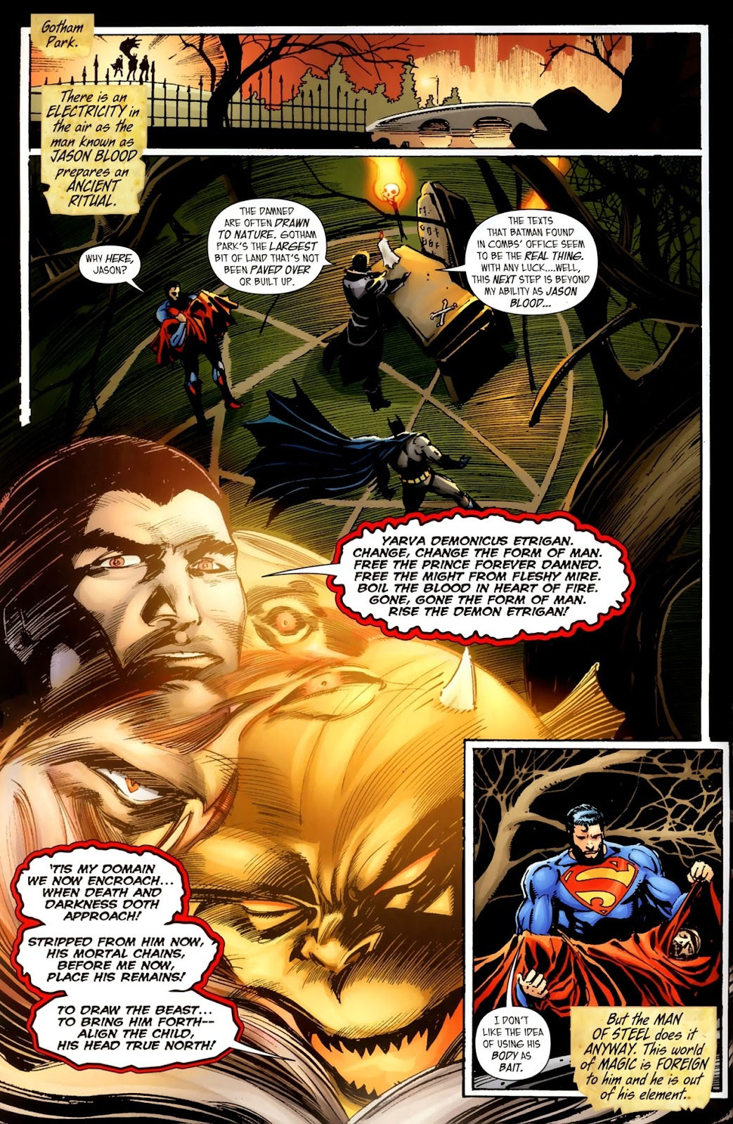 Wallpaper #uEB5MZMBJhL2WPbaucYs46 Superman and Batman vs Vampires and Werewolves 006 Read Superman and