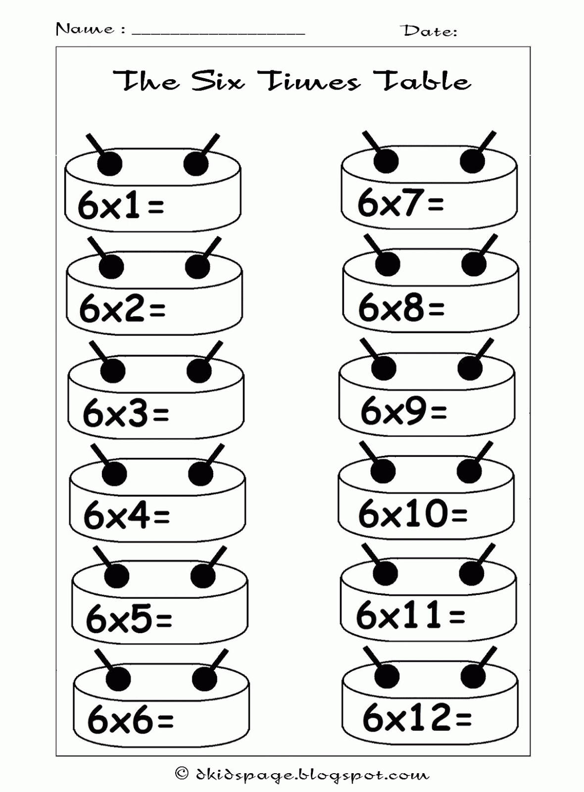 Wallpaper #7B0HLZMBlOZrFDOkWM3S430 Multiplication Quiz 6 Times Table