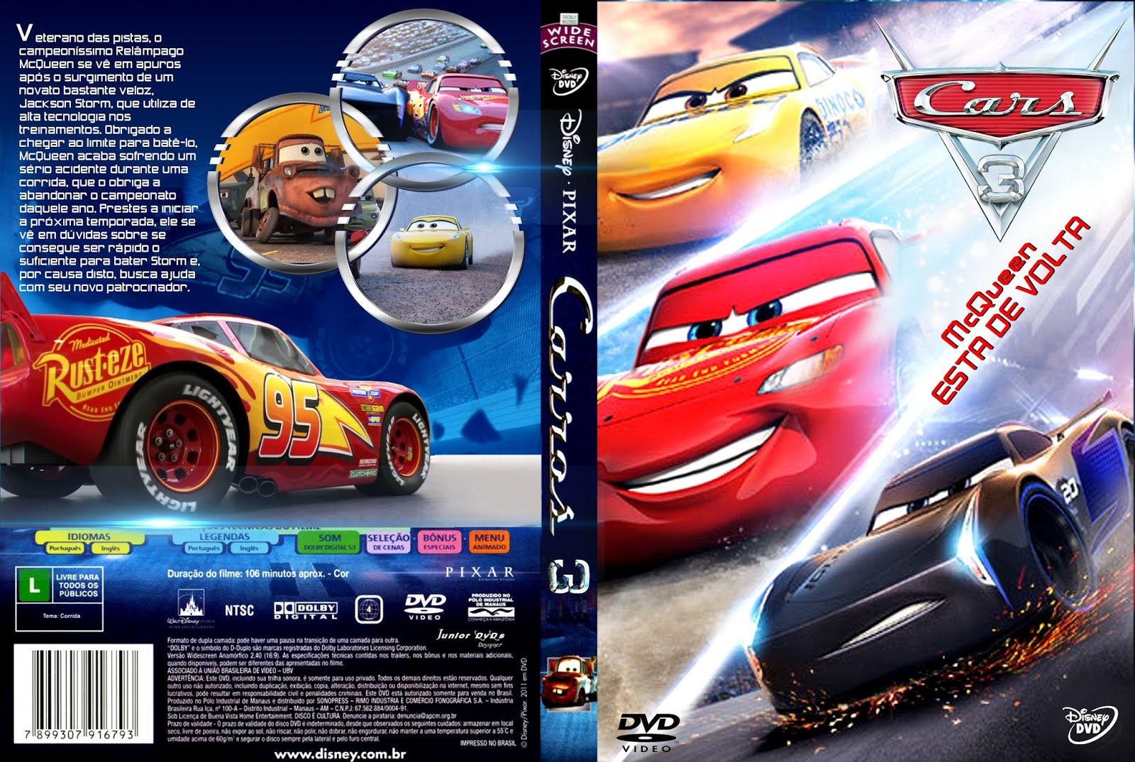 Wallpaper #DXMWho4BFI5NbQksrh8k41 Junior Dvds Capa Do Filme Carros 3 2017 Junior Dvds Designer