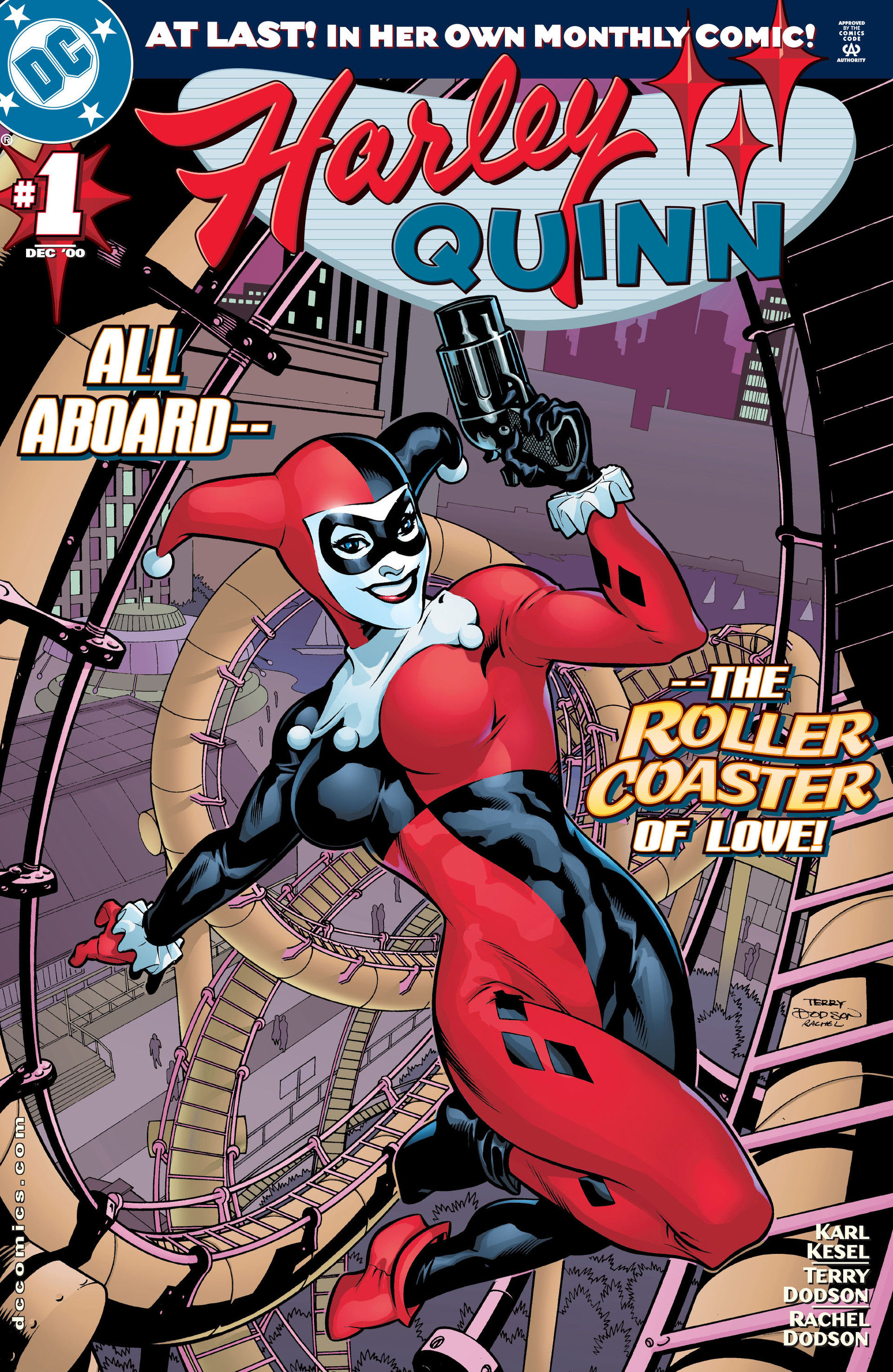 Wallpaper #4b84f Womens Deluxe Harley Quinn Jumpsuit Costume