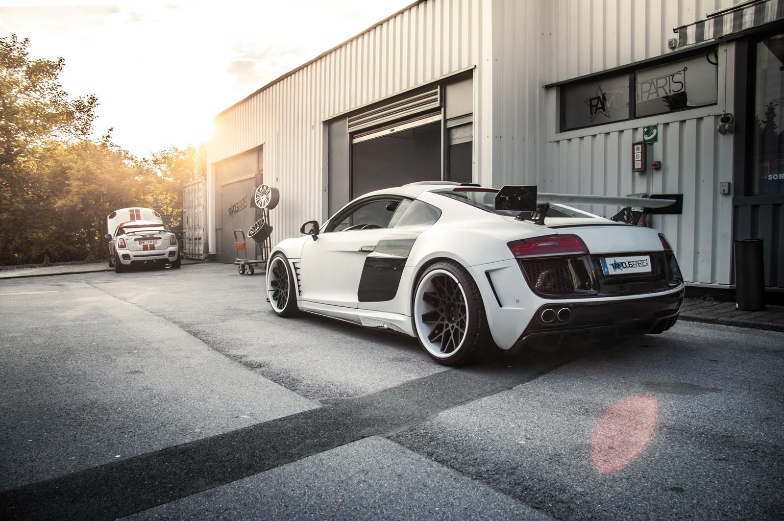 Wallpaper #YaU4OJMBVBiSkHCah42T71 The Audi R8 Gets a Custom Widebody Kit from Prior Design Greenstylo