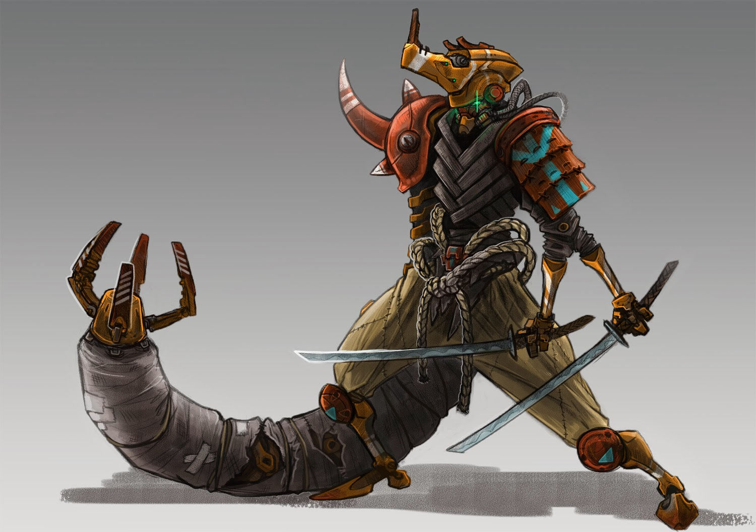 Wallpaper #MRkBBI8BtGB6xQ78Ok0l19 The Art of Casey Parkhurst Robo Samurai