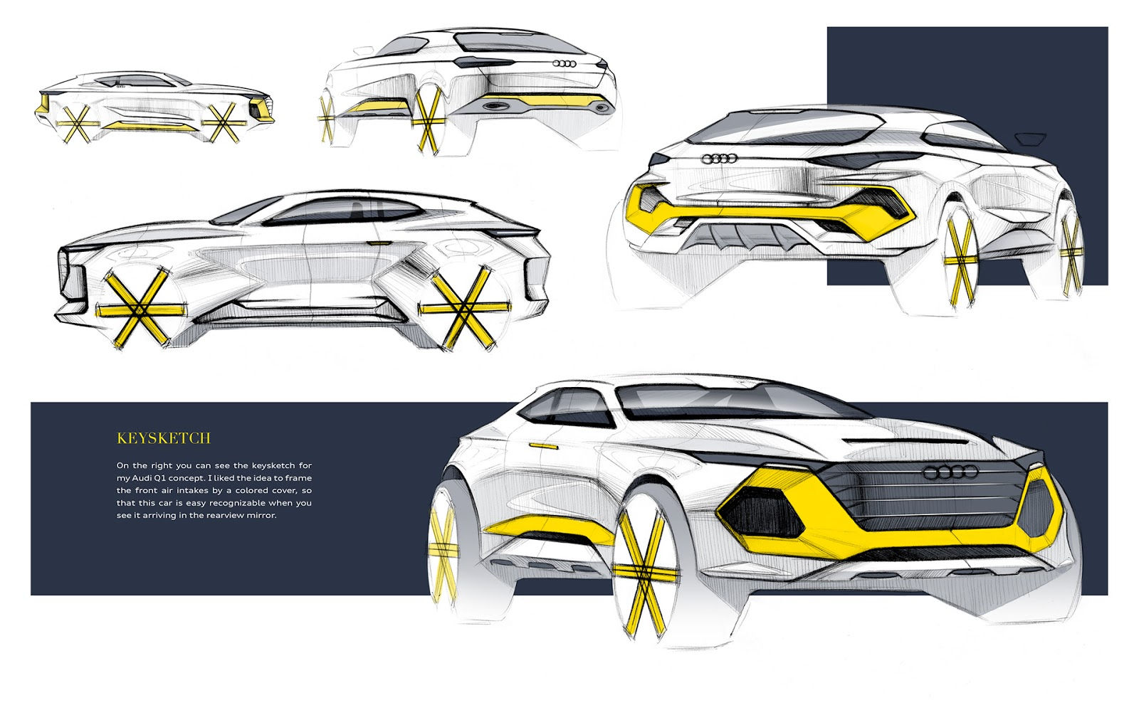 Wallpaper #MGjyFpMBSpphPi3-Hg2O185 Audi Q1 Rendering Depicts a Subcompact Coupe Crossover Carscoops