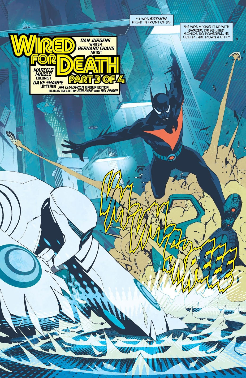 Wallpaper #ZWcqDZMBSpphPi3-c-O595 Weird Science DC Comics Batman Beyond 14 Review and Spoilers