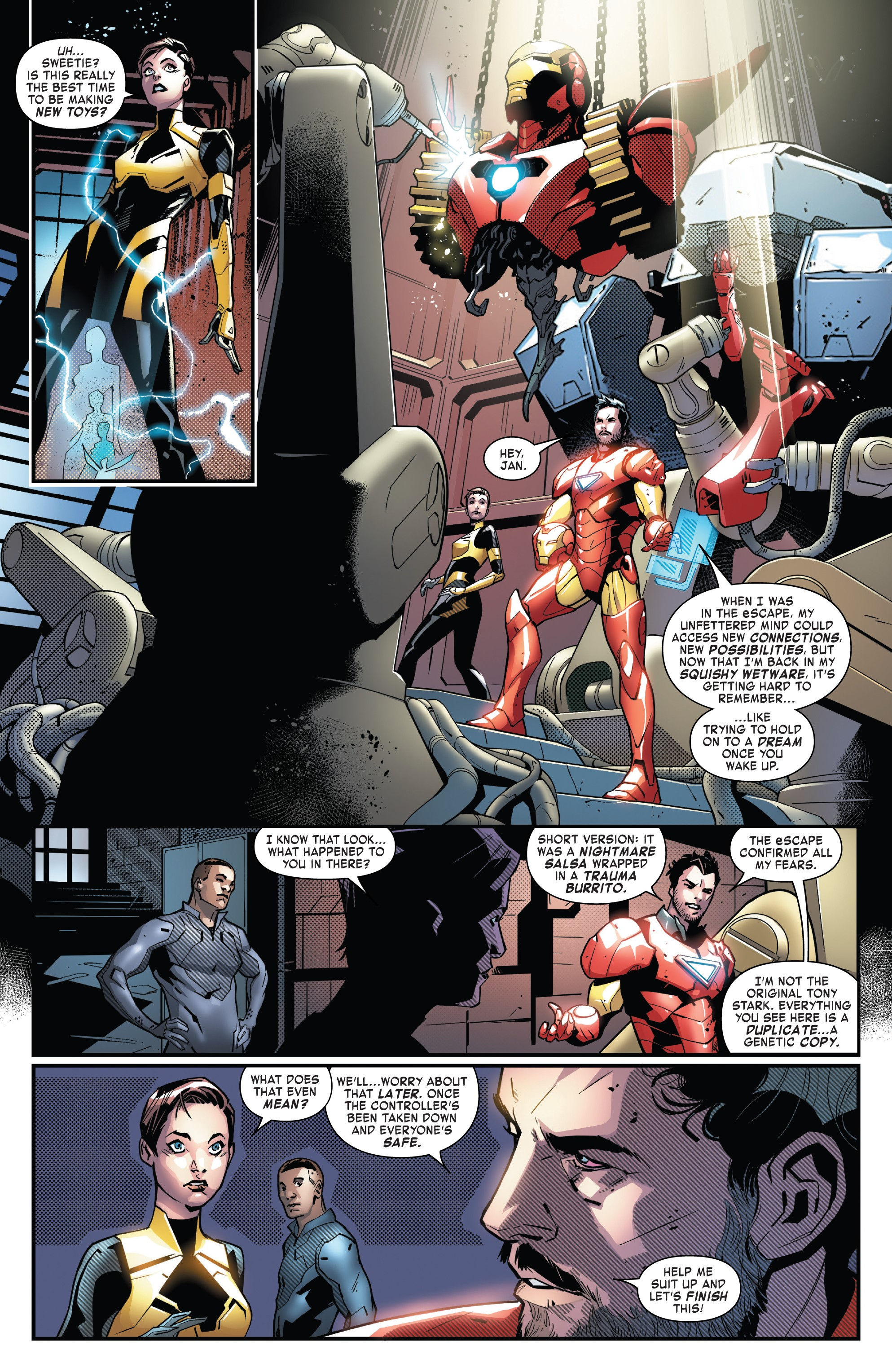 Wallpaper #J6WTOJMBVBiSkHCaZY7-202 Read Online Tony Stark Iron Man Comic Issue 11