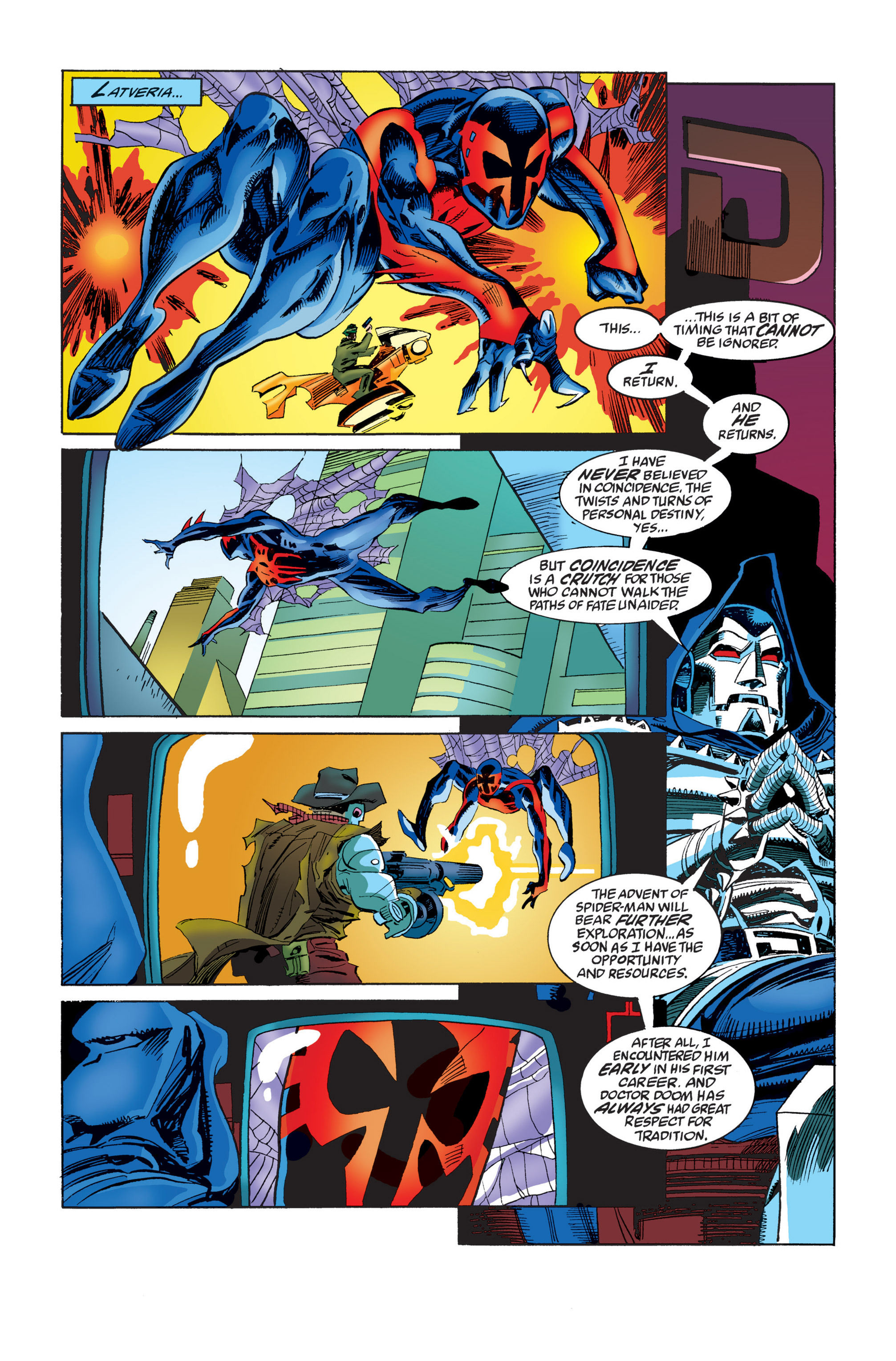 Wallpaper #JhlyE48BtGB6xQ78nGaS44 Read Online Spider Man 2099 1992 Comic Issue 4
