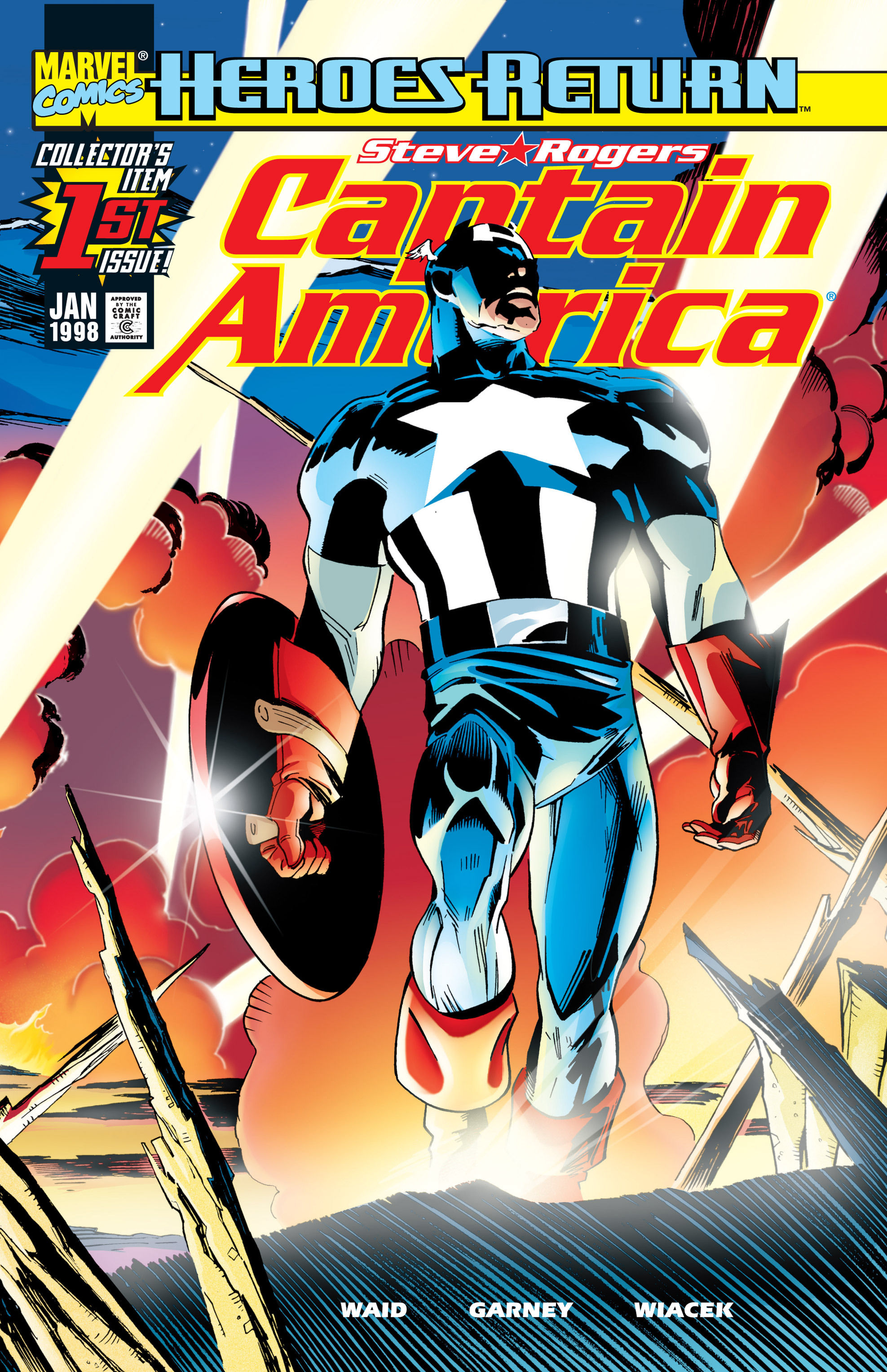 Wallpaper #nzEINpMB5zzyi_yYelgy30 Read Online Captain America 1998 Comic Issue 1