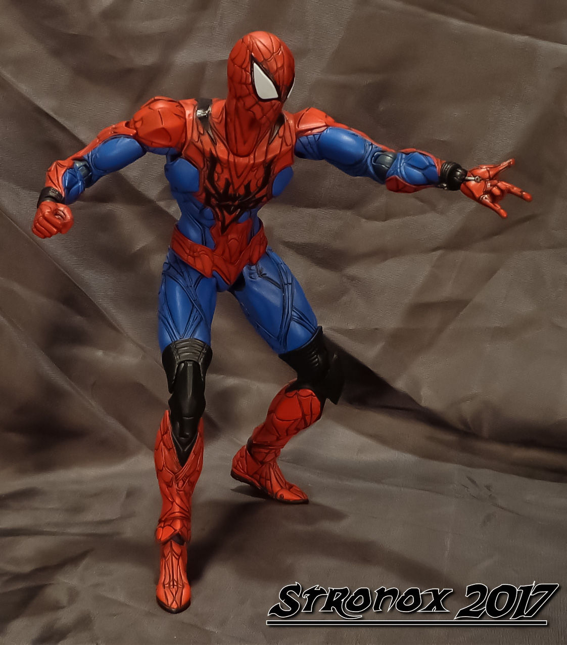 Wallpaper #ggOFZJMBpyOg8YnESNcS20 Stronox Custom Figures Play Arts Kai Variant Spider Man