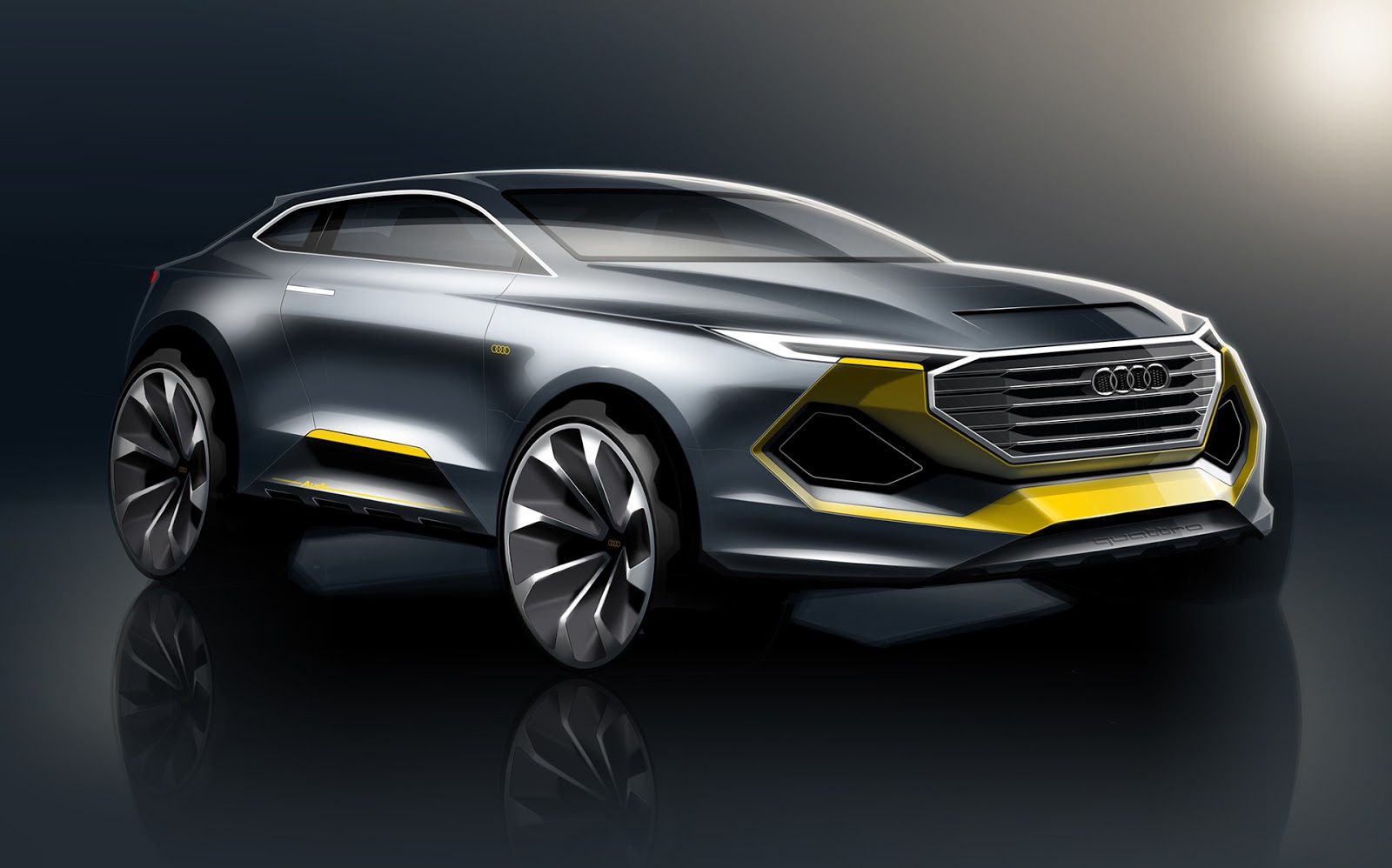 Wallpaper #OBk2JY8BtGB6xQ78CYbO42 Audi Q1 Rendering Depicts a Subcompact Coupe Crossover Carscoops