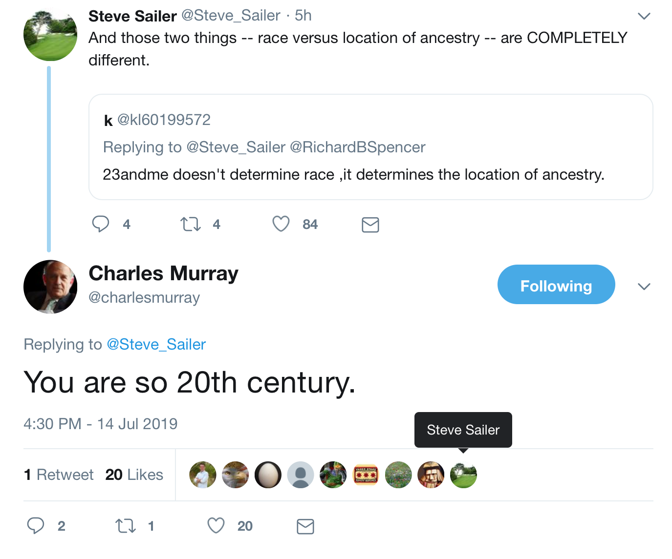 Wallpaper #2CyqSZMB0E1QgA7w2fMq48 Pinkerite Charles Murray and Steve Sailer