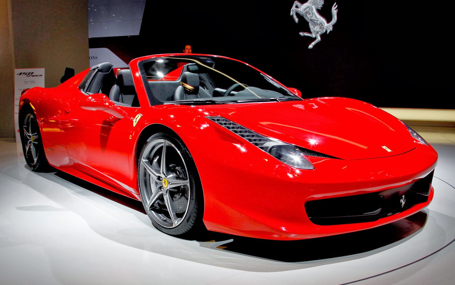 Wallpaper #wEXgko4B7YBJg1BVhZ7x5 Mobil Sport Mewah Ferrari 458 Spider