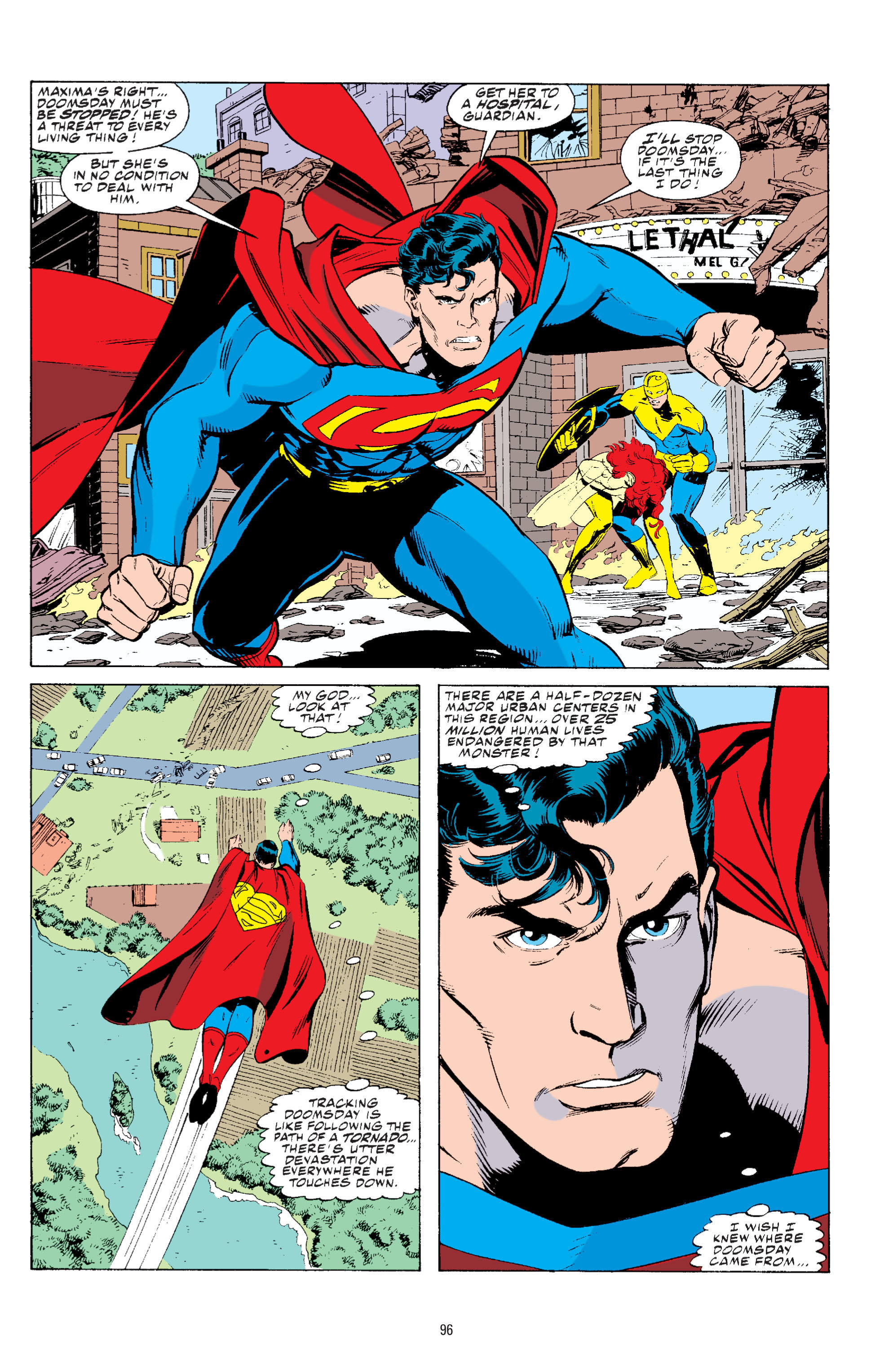 Wallpaper #4E327 The Death of Superman Comic
