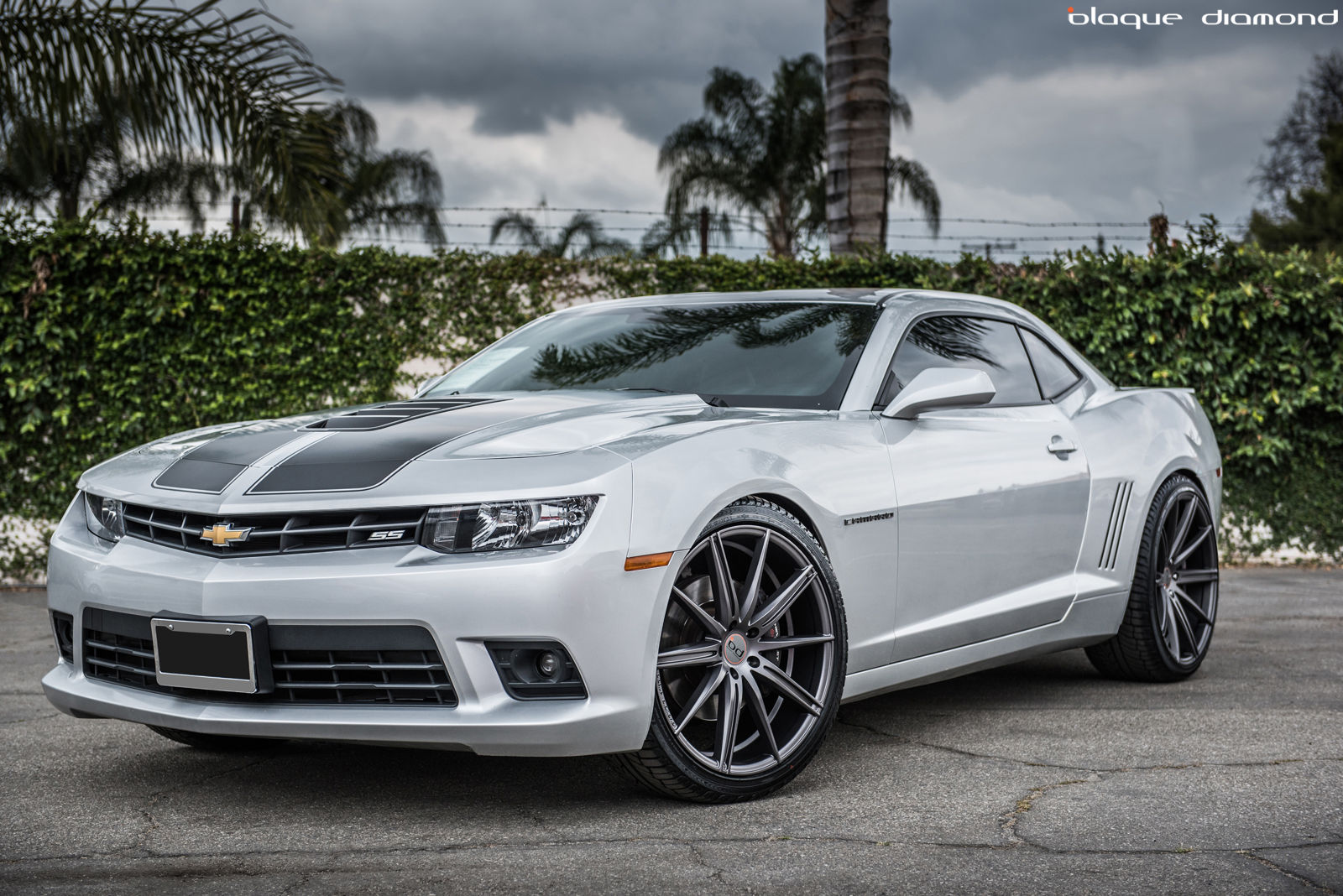 Wallpaper #SIcBMpMBPAdmKxa2hGOp79 2014 Chevy Camaro Fitted with 22 Inch Bd 9s in Matte Graphite