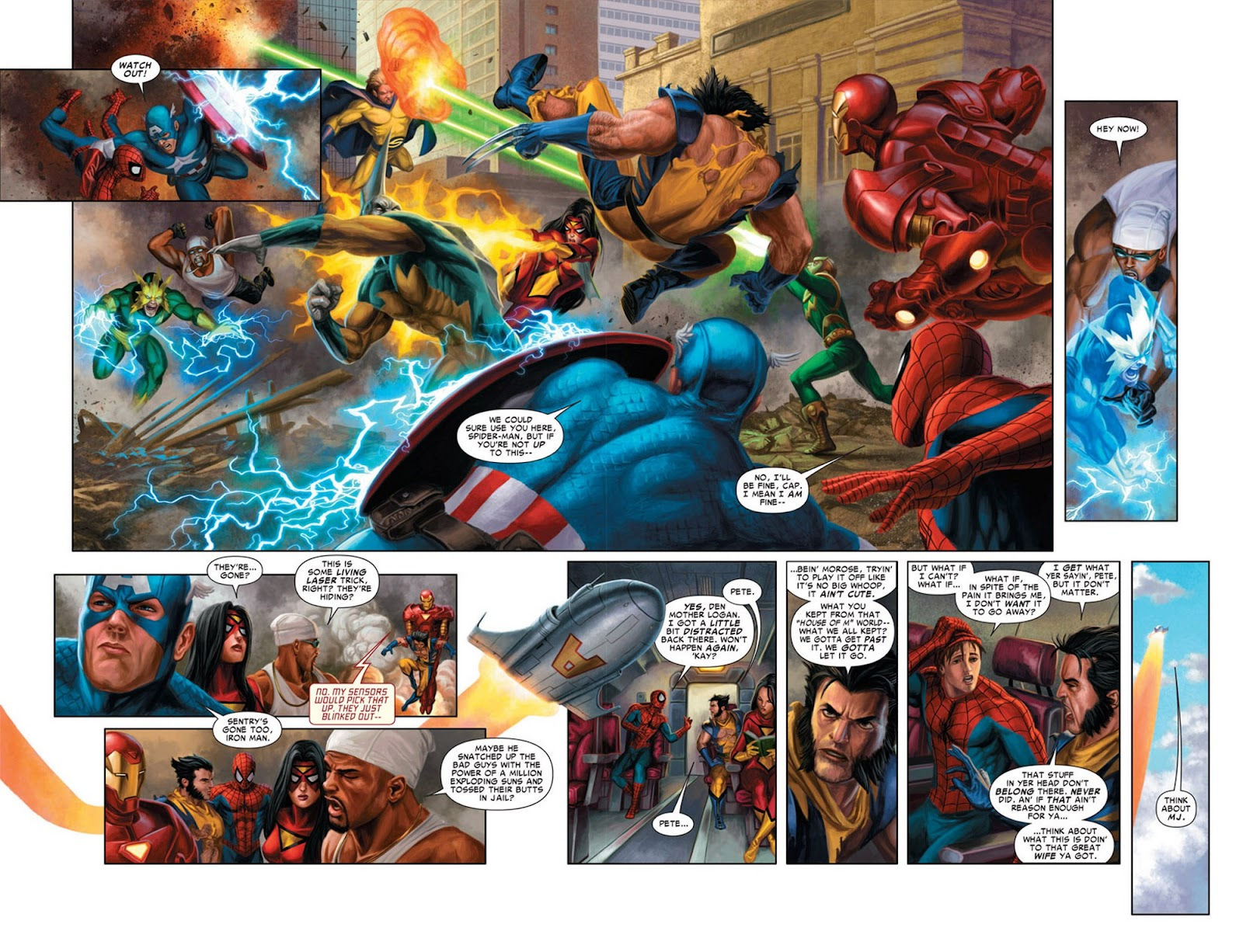 Wallpaper #LGfXDpMBSpphPi3-8-yv120 Read Online What if Spider Man House of M Comic Issue Full