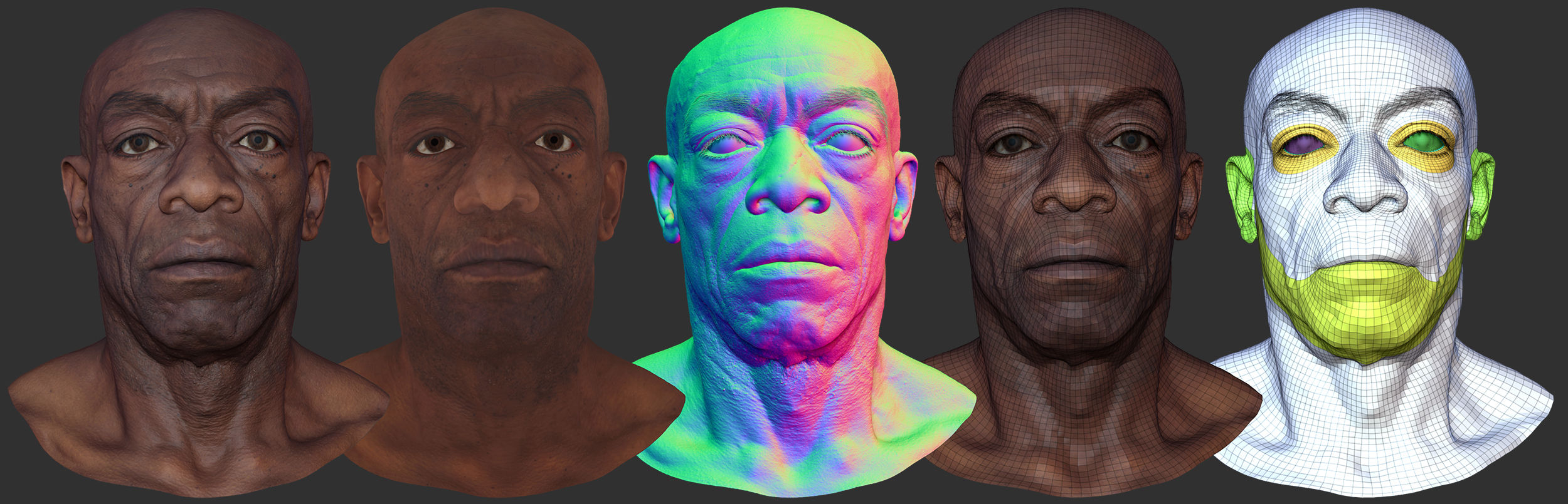 Wallpaper #6FMrNZMBYjRkjcHs2Ogk75 HD Male Head Model 09