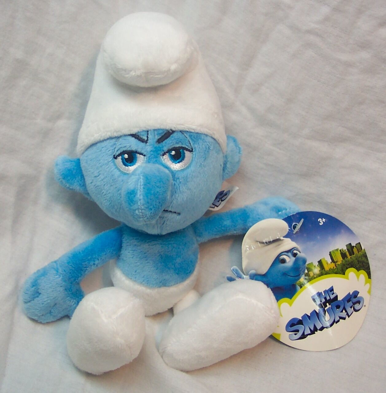 Wallpaper #jmdi6pIBSpphPi3-iEY-144 The Smurfs Soft Grouchy Smurf 8 Plush Stuffed Animal Toy New W Tag
