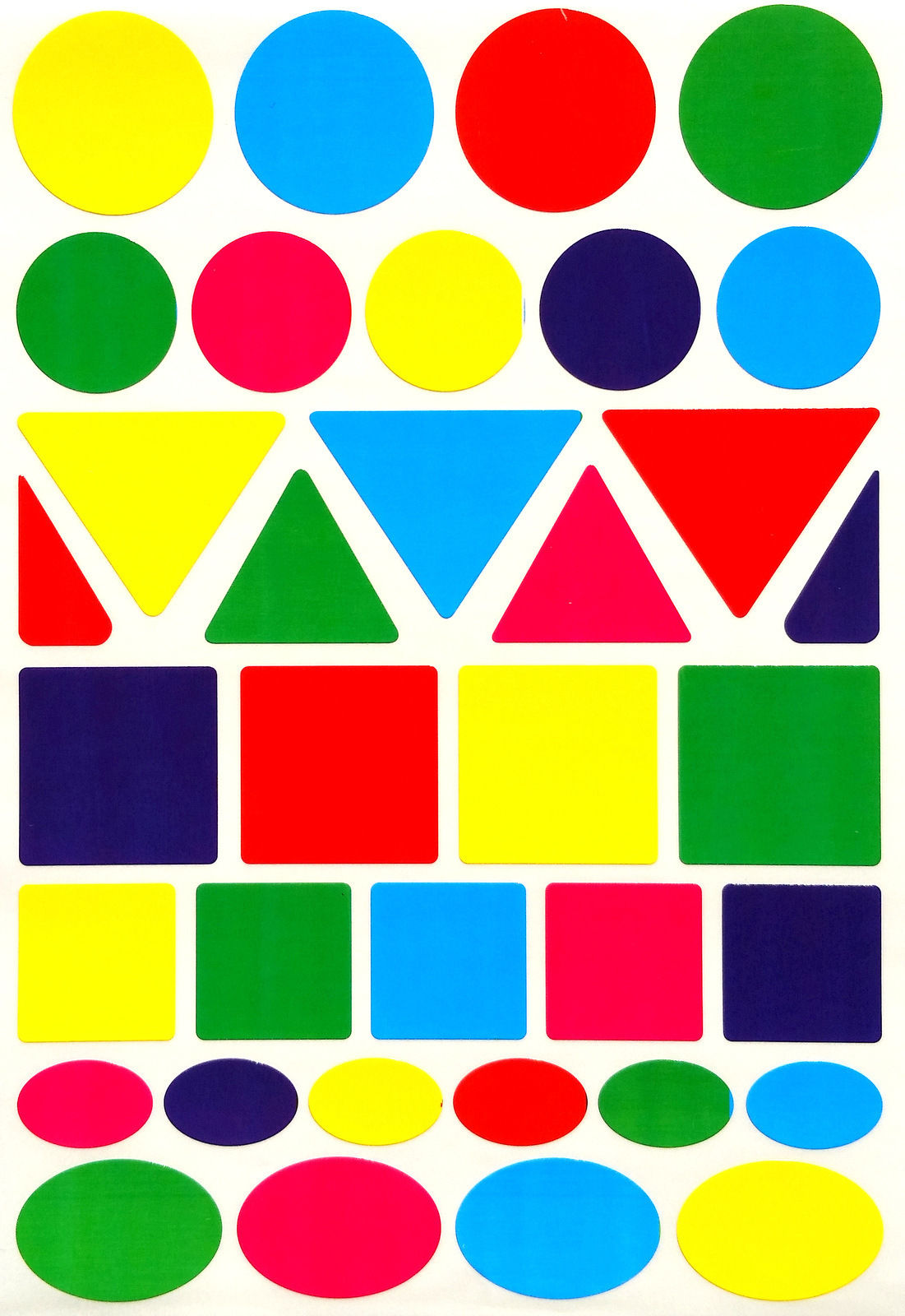 Wallpaper #e2ccB5MBSpphPi3-dsRU75 Color Coding Labels 1800 Value Pack Assorted Shapes and Sizes 5 Colors