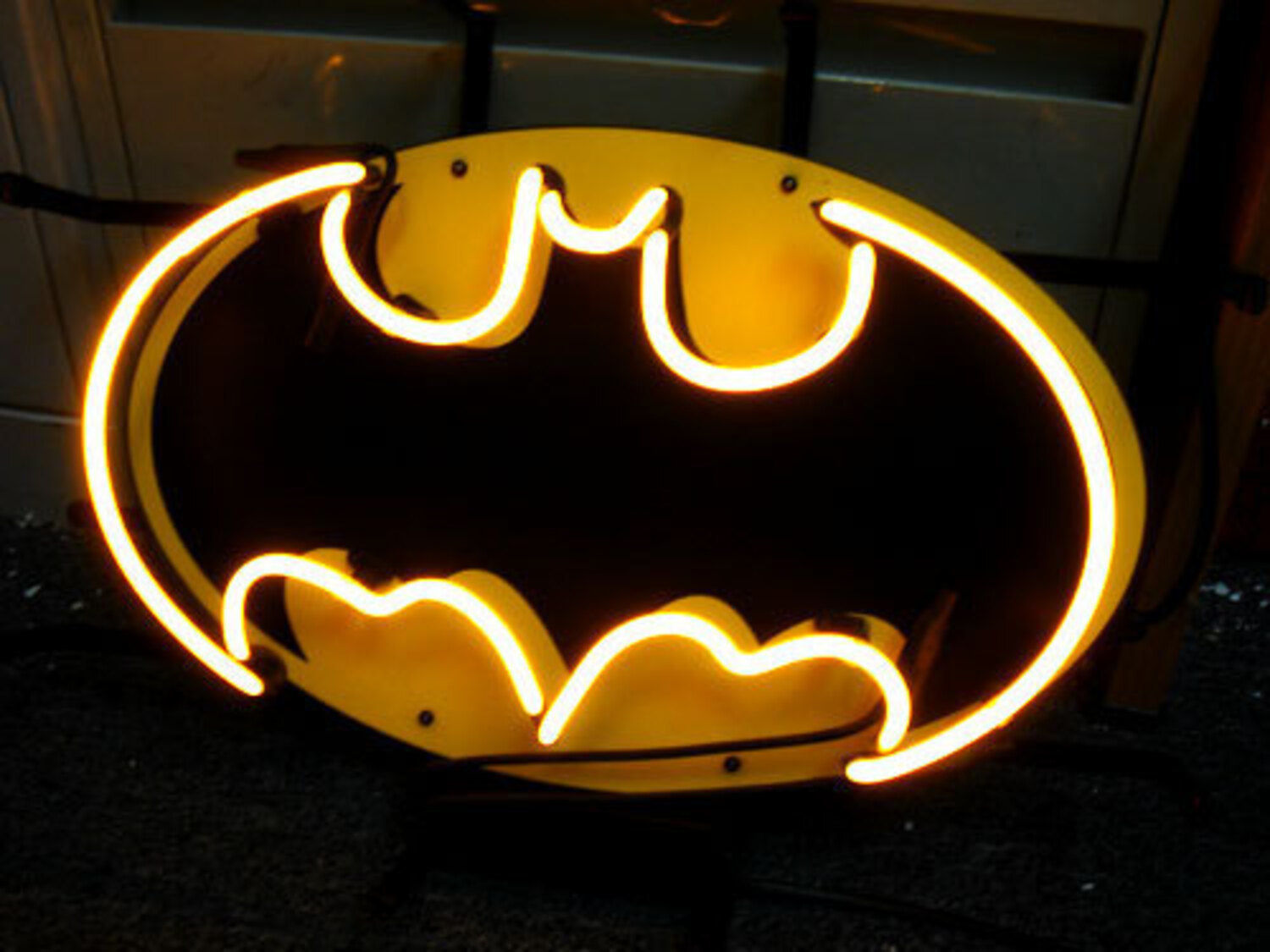 Wallpaper #s2dH-ZIBSpphPi3-74wo87 Brand New Robin and Batman Logo Neon Light Sign 16x 12 High Quality