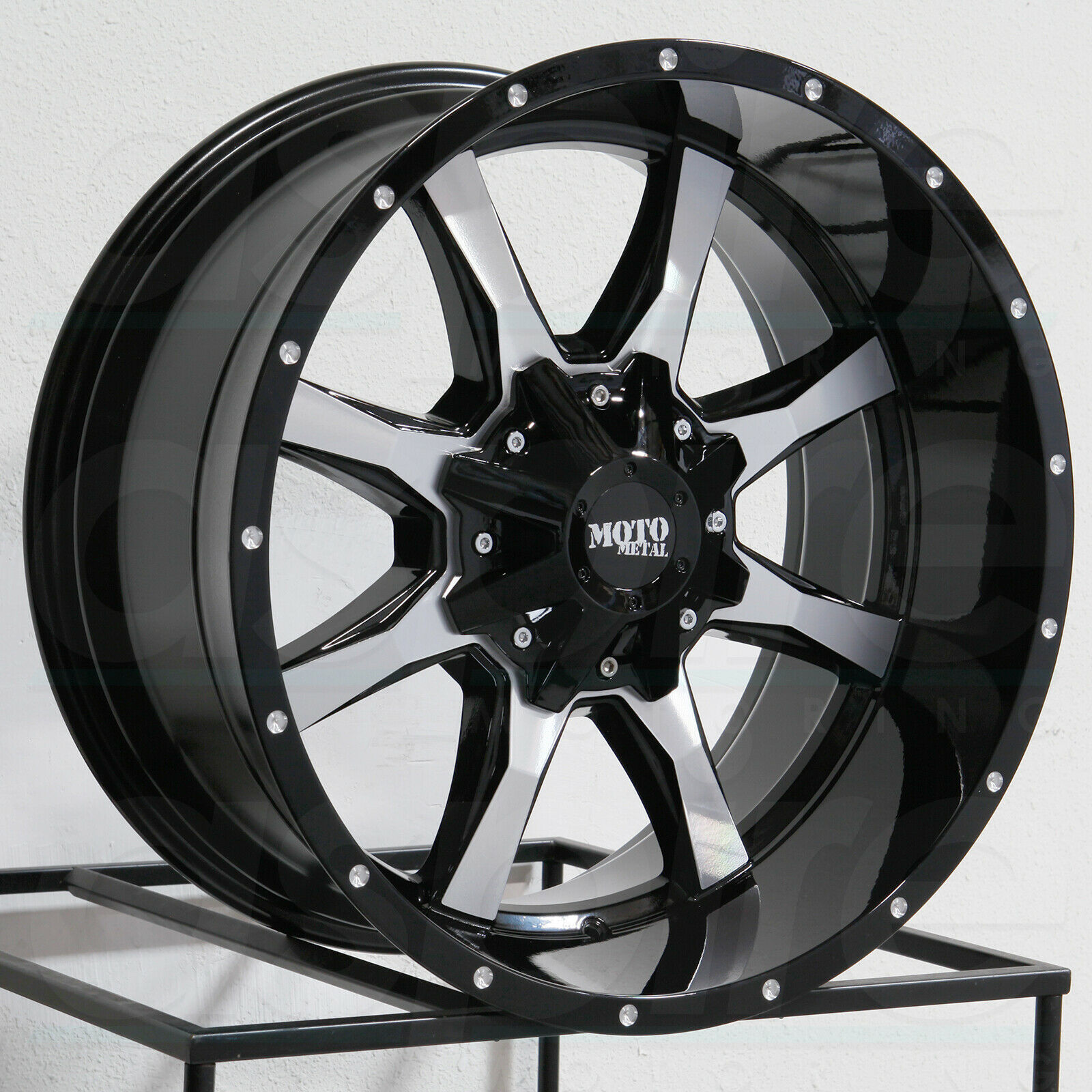 Wallpaper #_4f2MZMBPAdmKxa2CmIl124 One 17x9 Moto Metal Mo970 5x55x55 12 Black Machine Wheels Rims Wheels