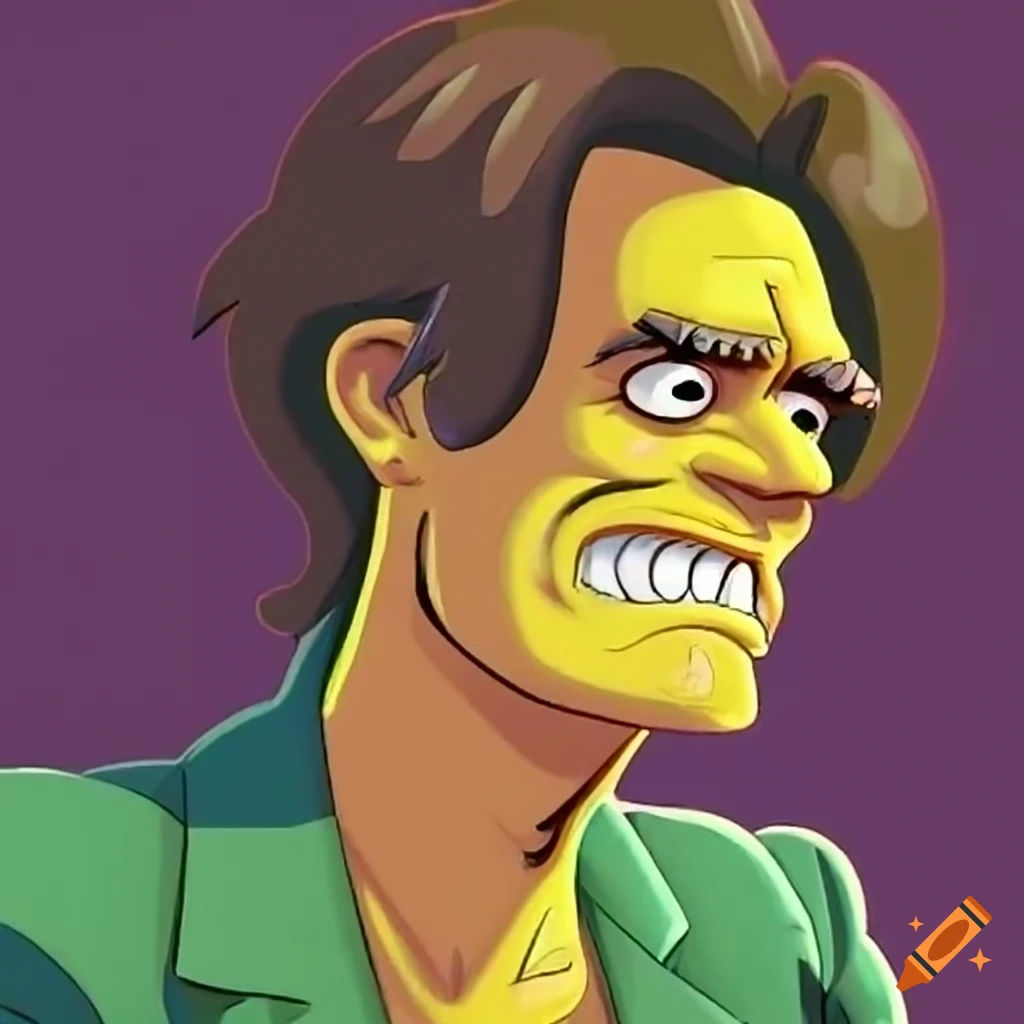 Wallpaper #-zHGNZMB5zzyi_yYrFfG187 Jim Carrey in Simpsons Style