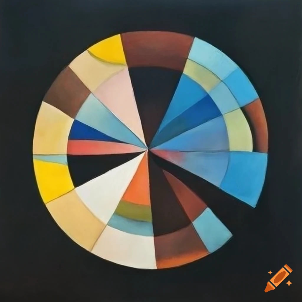 Wallpaper #cW2IapcBycdYOYFTHHEX141 Geometrical Abstract Art Inspired by Hilma Af Klint and Wassily