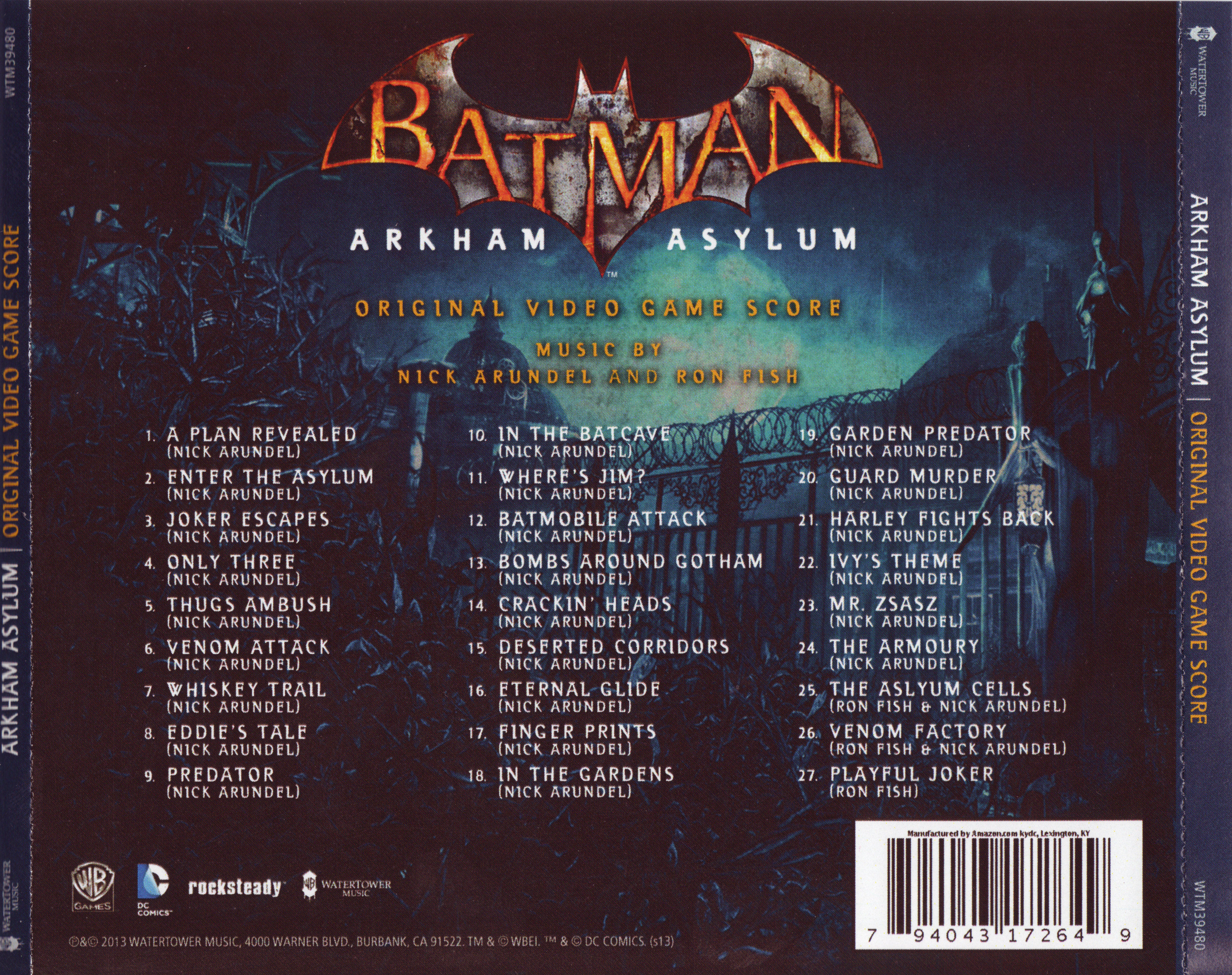 Wallpaper #mGhnG5MBSpphPi3-Lh8l237 Batman Arkham Asylum Original Video Game Score Muzyka Iz Igry