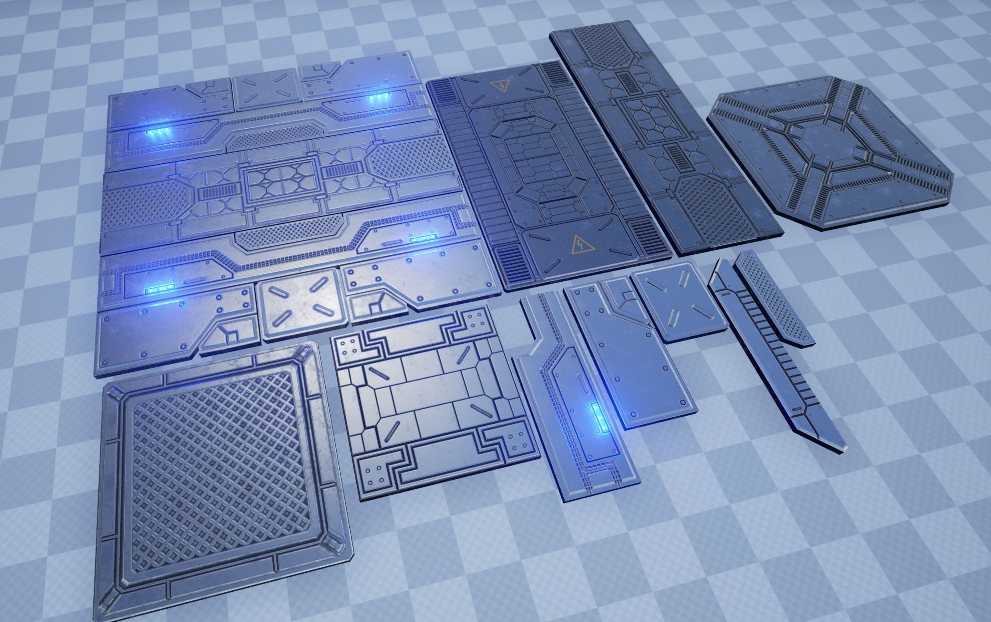 Wallpaper #5WjrF5MBSpphPi3-rxCo189 Sci Fi Floors Pack 3D Model 20 Max Upk Free3d
