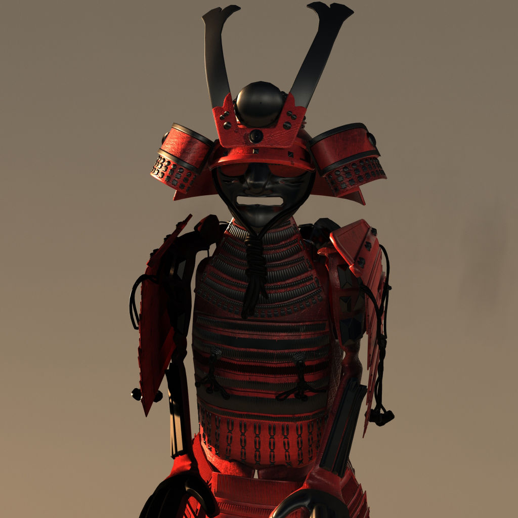 Wallpaper #Yhl4Ao8BtGB6xQ78Kkqy21 Samurai Armor 3D Model 150 Blend Fbx Obj 3ds Free3d
