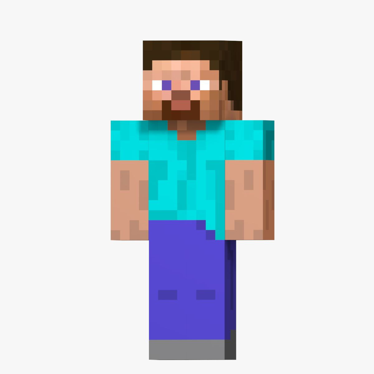 Wallpaper #WRmVDo8BtGB6xQ7861pW48 Steve Character from Minecraft 3D Model 1 Fbx Obj Max Free3d