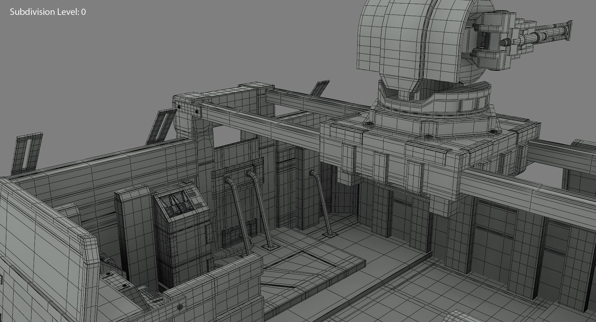 Wallpaper #F2gVHZMBSpphPi3-LCUb136 Sci Fi Bunker 3D Modell 179 Obj Max Fbx Free3d