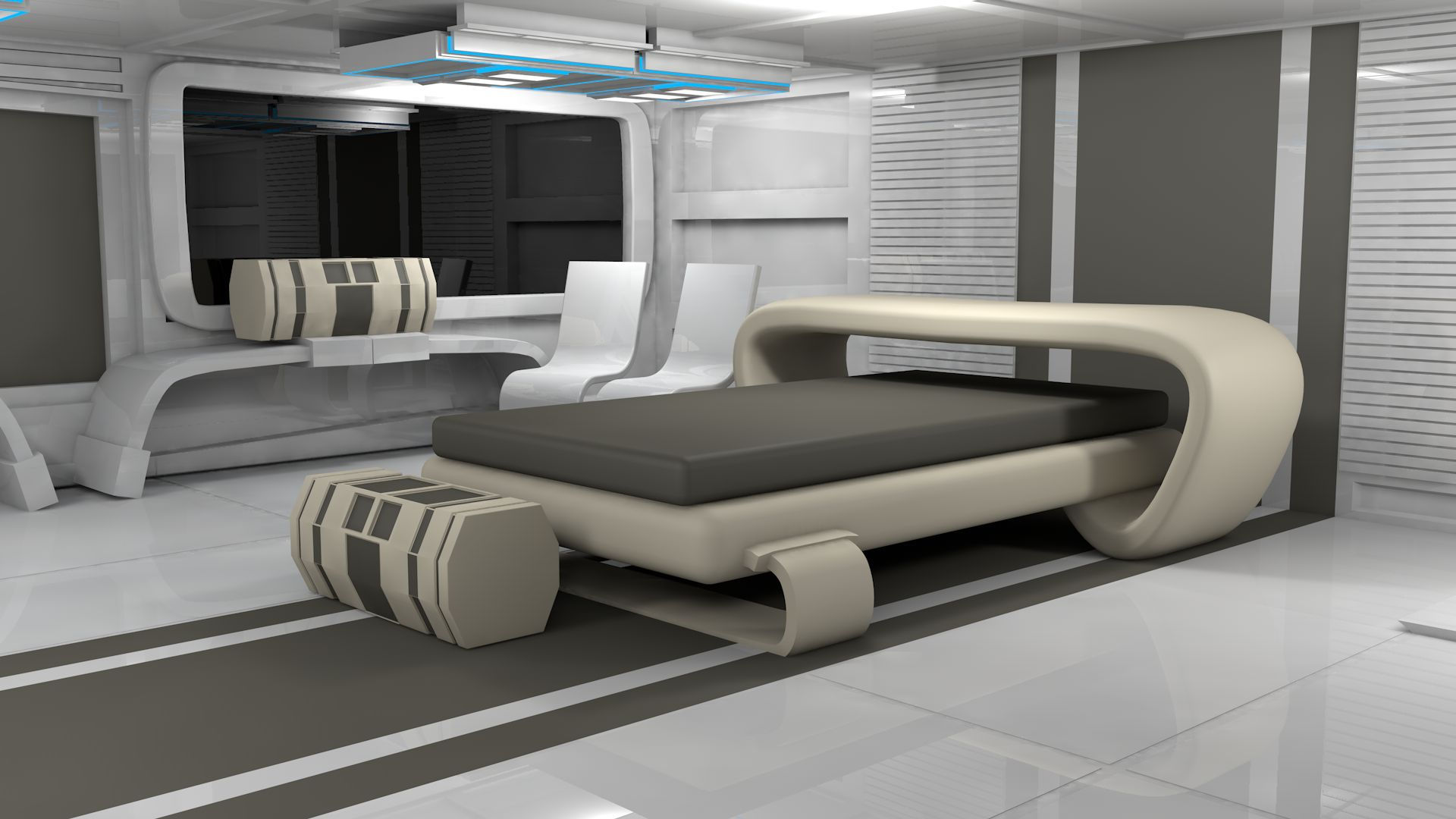 Wallpaper #JWeN-JIBSpphPi3-Nooi54 Sci Fi Room 3D Model 14 3ds C4d Fbx Obj Free3d