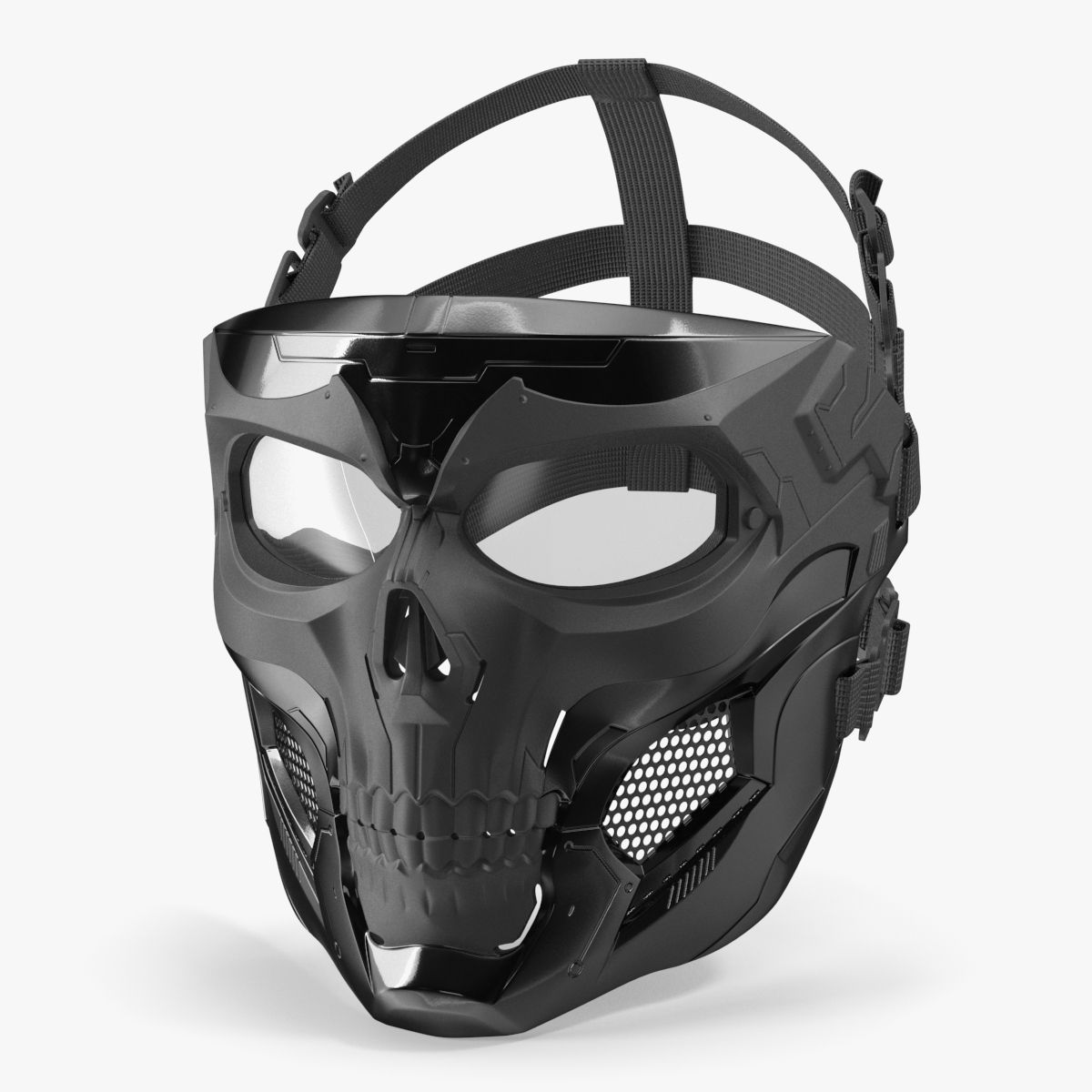 Wallpaper #OGiSHJMBSpphPi3-1yPm365 Skull Mask Tactical Black 3D Model 39 Gltf Obj Ma Max Upk