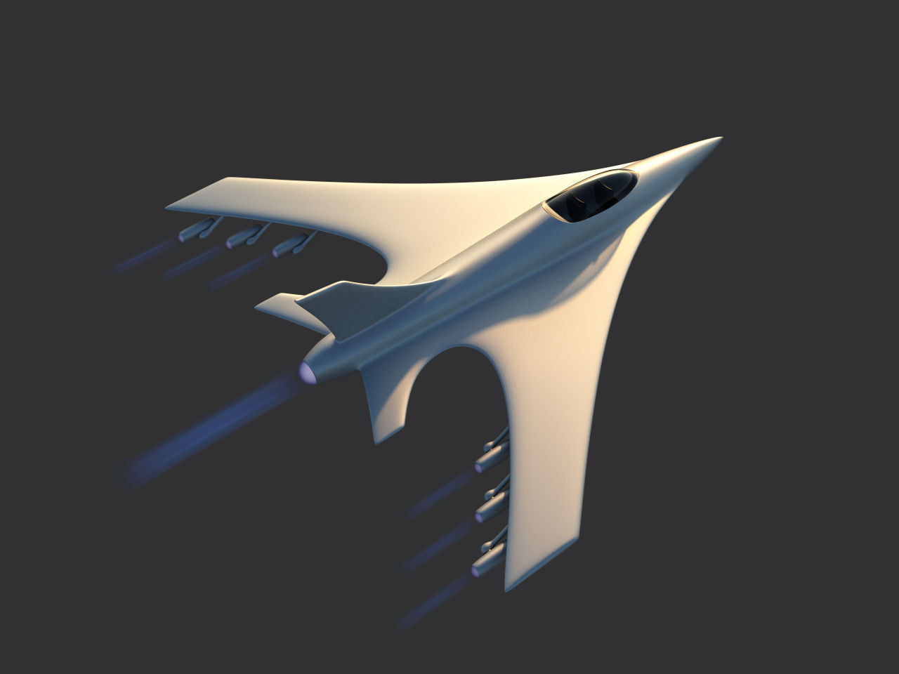 Wallpaper #xP82a5MB3lSXT3zU3-f_265 Jet Concept Aircraft 3D Model 4 Ma Free3d
