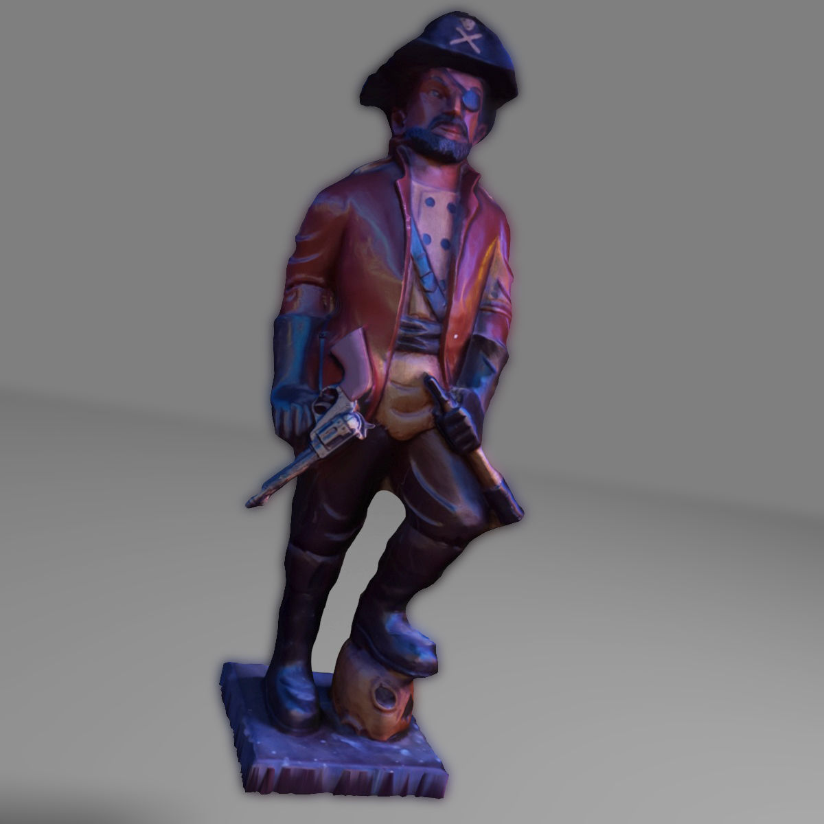 Wallpaper #oRxmQZMB8JfcLg2JM_fg99 Real Time Rigged Pirate Green Captain 3D Model 159 Obj Fbx Max