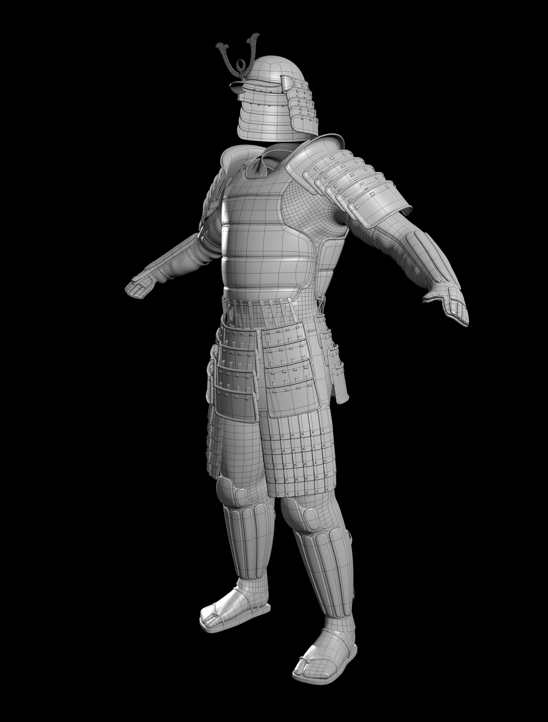 Wallpaper #jBbBMpMBygIvLWsIqJNX129 Samurai Armor 3D Model 150 Blend Fbx Obj 3ds Free3d