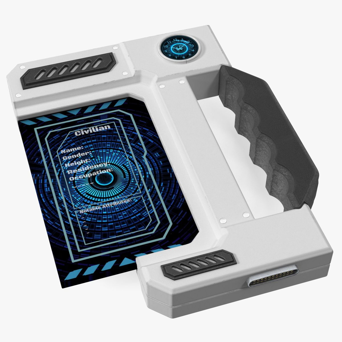 Wallpaper #zmfP-5IBSpphPi3-dpXT37 Futuristic Phone New White 3D Model 19 3ds Blend C4d Fbx Max