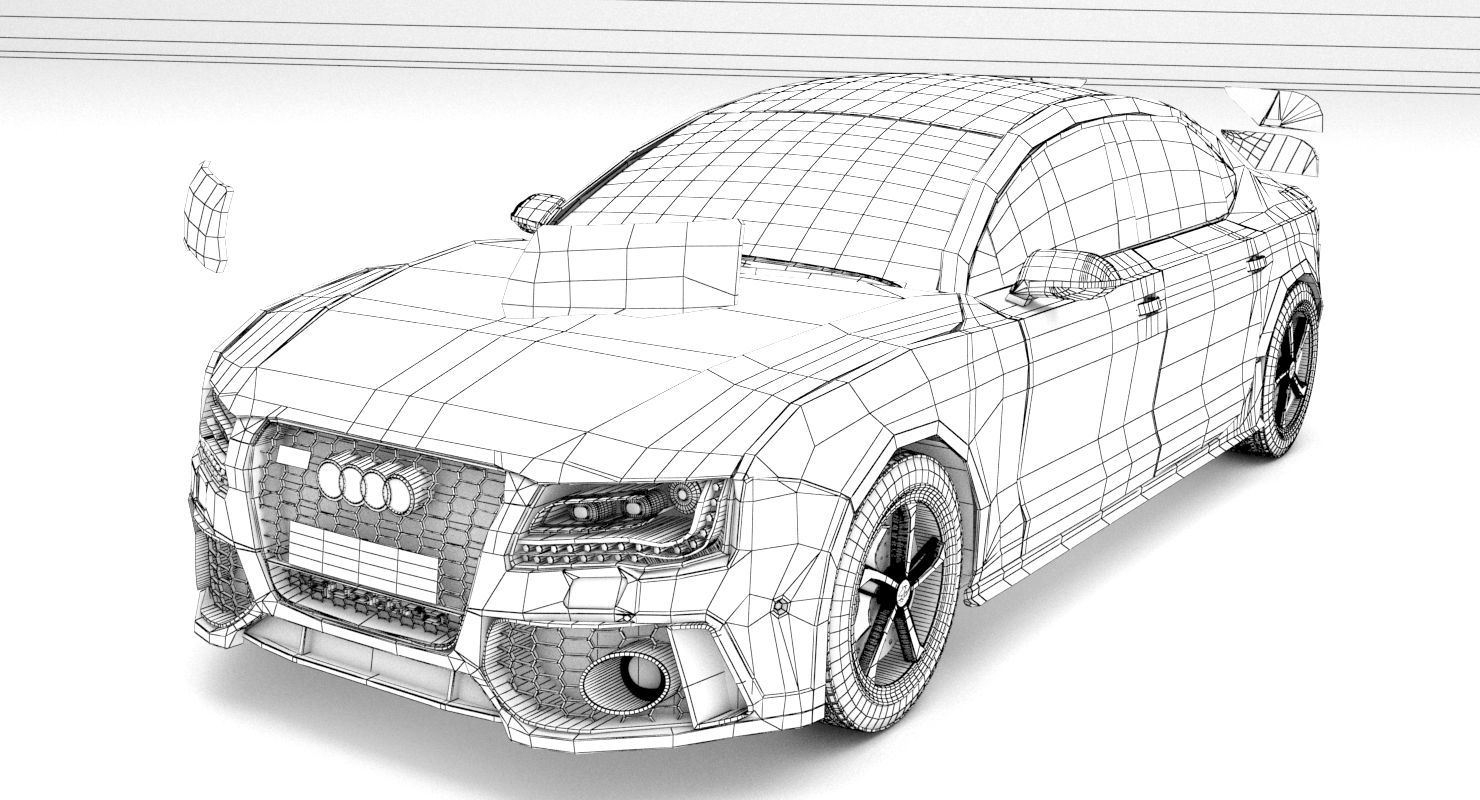 Wallpaper #a2hMGZMBSpphPi3-wBaV391 Audi Rs7 3D Model 10 Obj Max Fbx 3ds Free3d