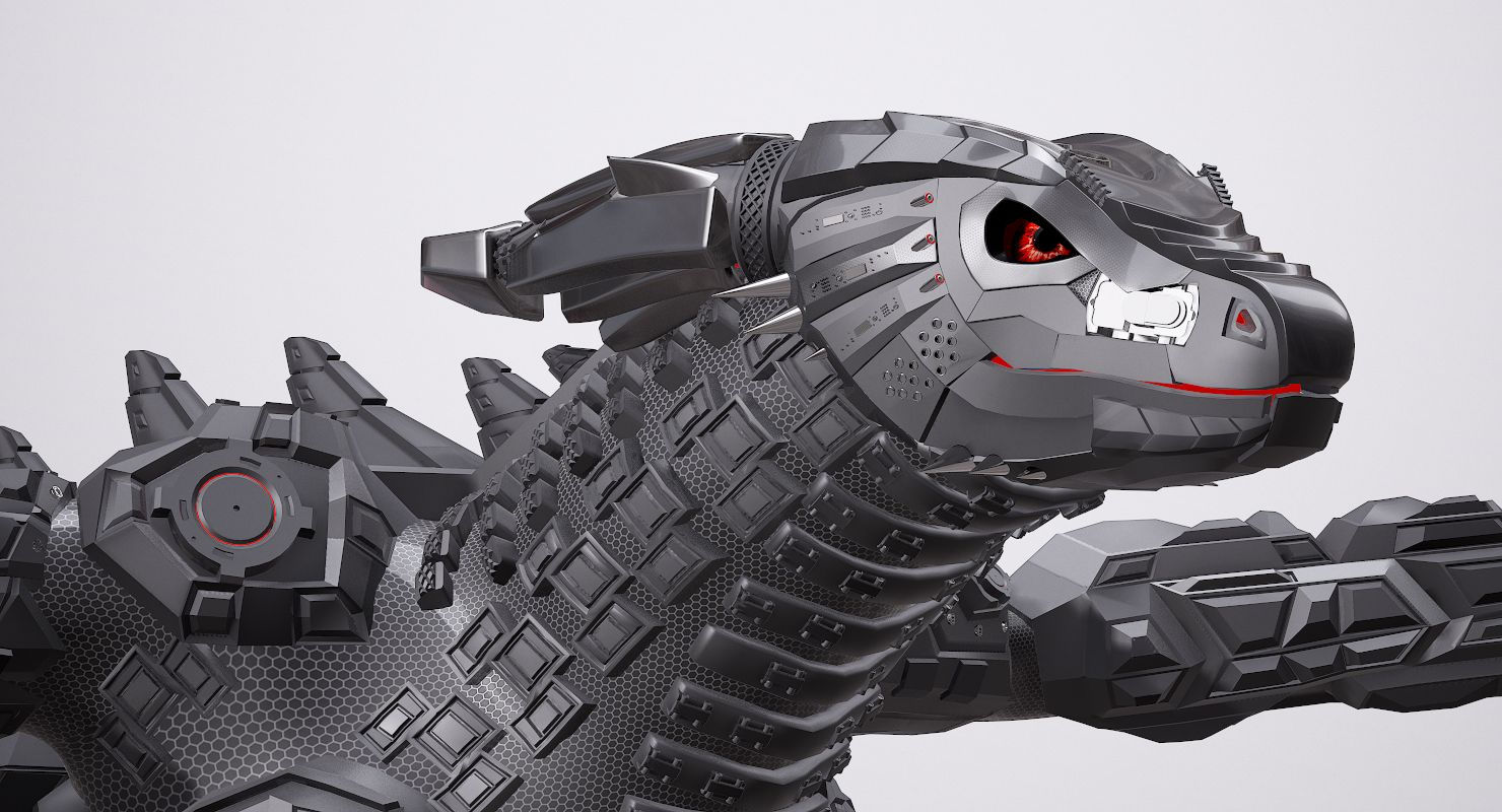 Wallpaper #nSyYSZMB0E1QgA7wi_Pe84 Sci Fi Dragon Robot 3D Model 199 Dae Fbx Obj Stl Unknown Blend