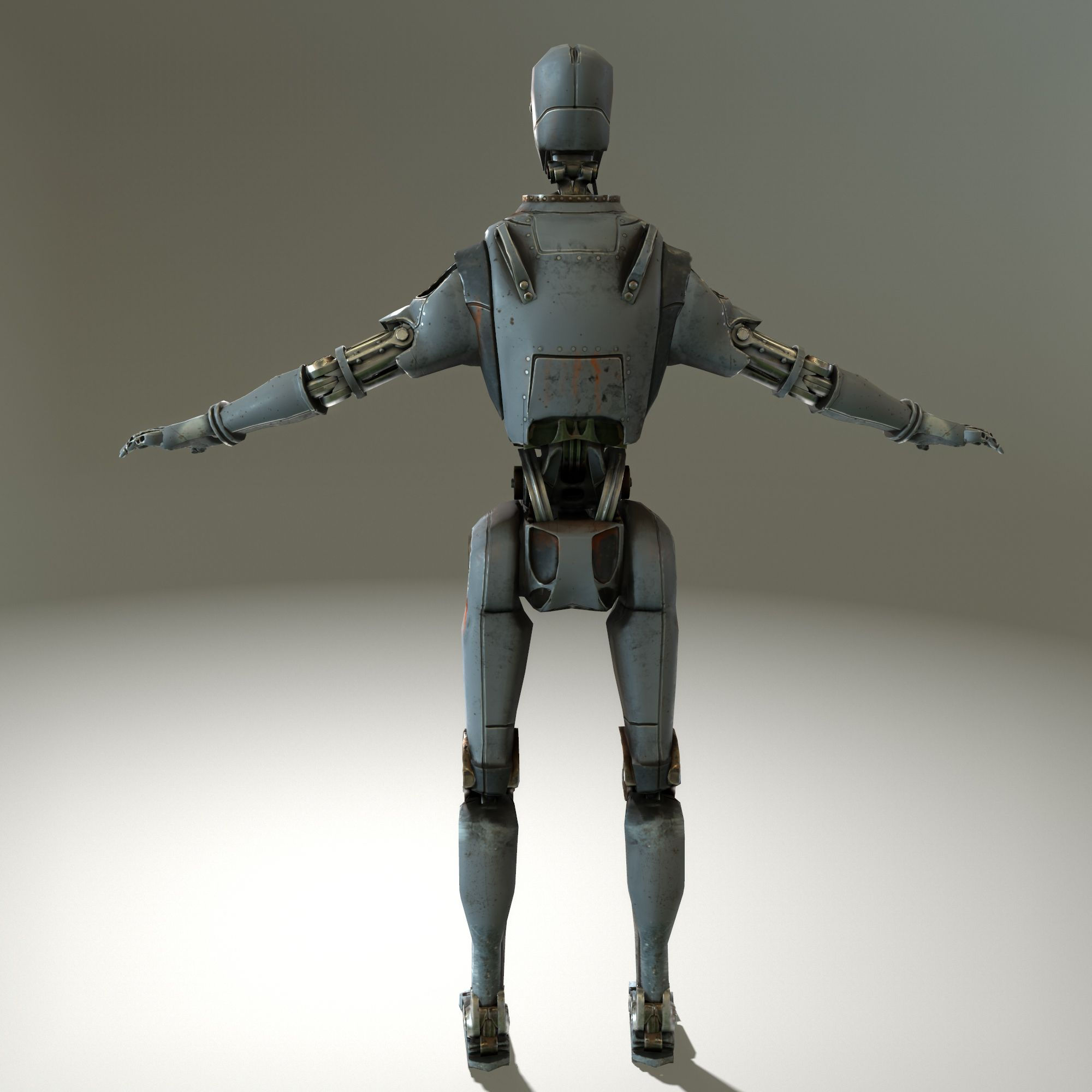Wallpaper #ss4JJZMB71dOy6JZQBKv99 Robot Humanoide Dans Steampunk Modele 3D 20 Max 3ds Fbx Obj